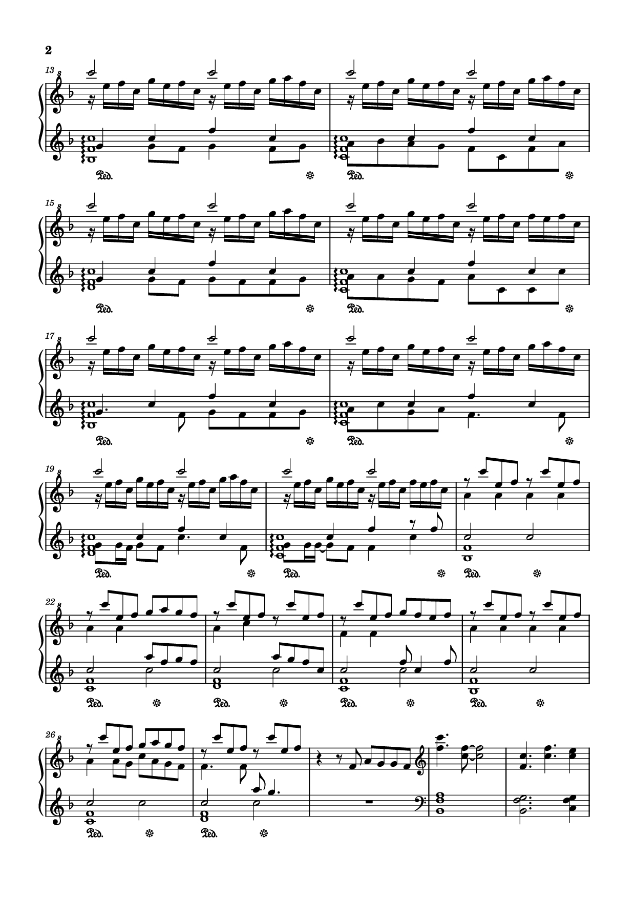 Page 2 of Sheet music PDF mumei Piano - Nanashi Mumei