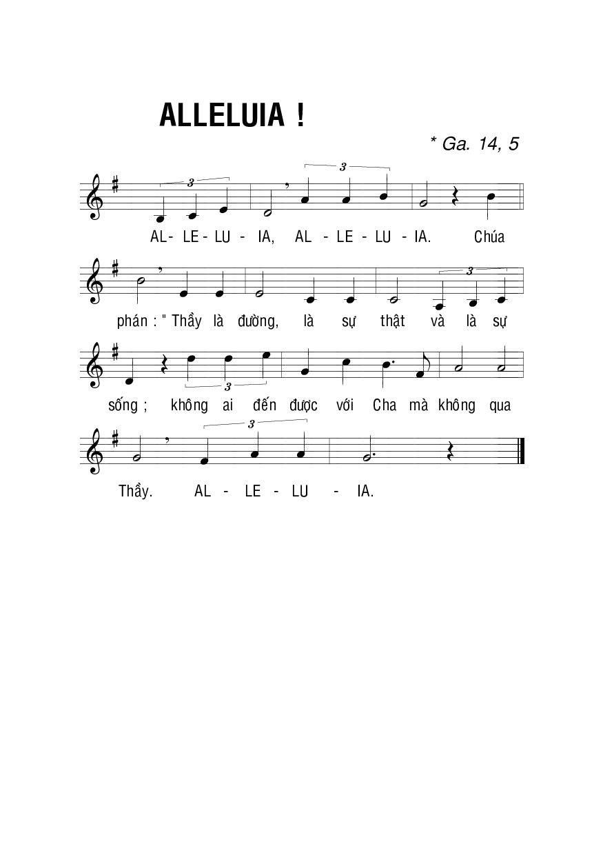 Lạy Chúa, con sẽ chúc tụng, con sẽ ca ngợi danh Chúa tới muôn muôn đời, Trang 2