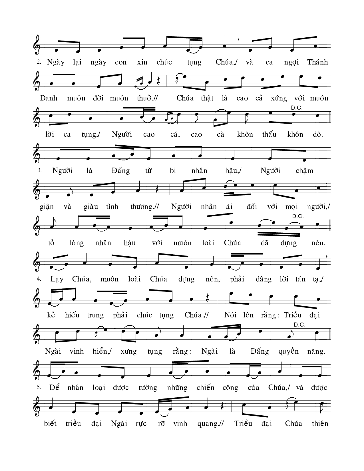 Page 2 of Sheet music PDF Thánh Vịnh 144 (Chúa Nhật 5C Phục Sinh) - Xuân Thảo