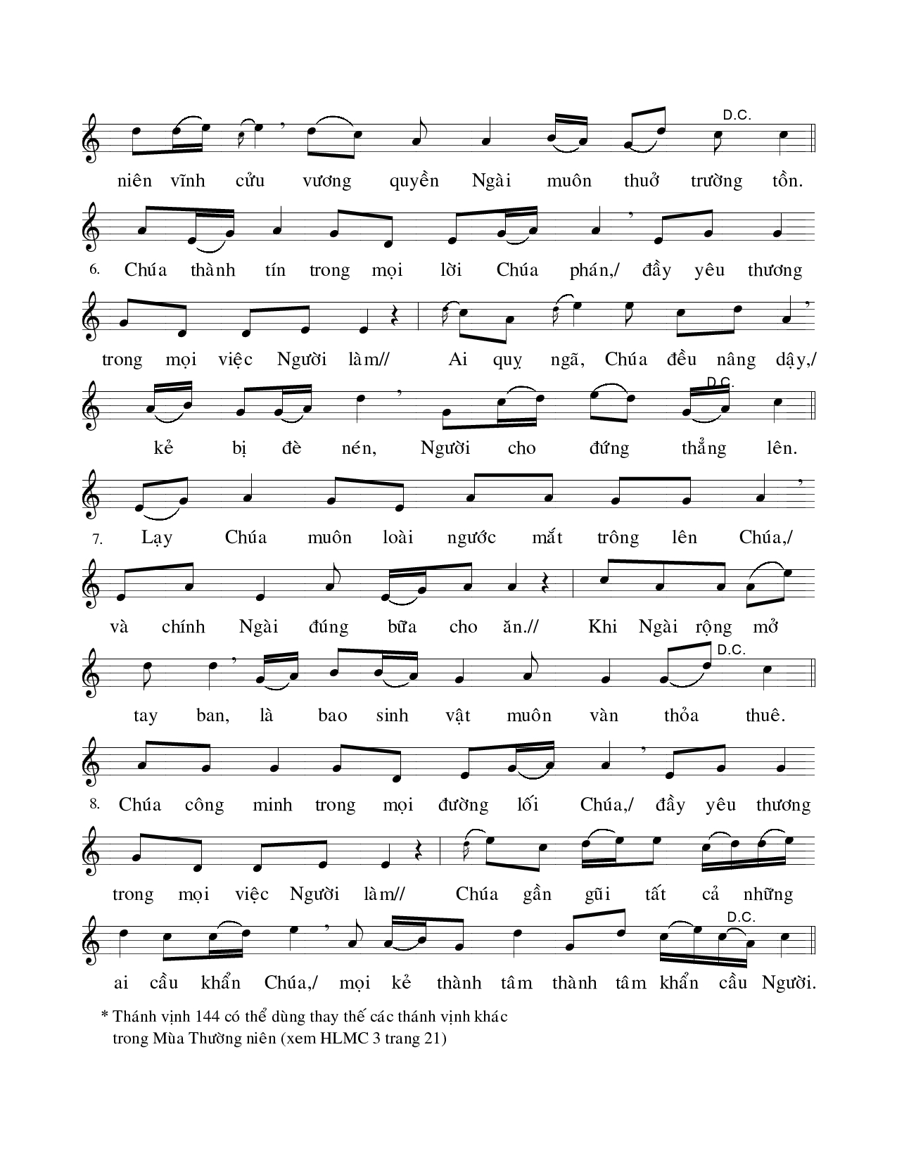 Page 3 of Sheet music PDF Thánh Vịnh 144 (Chúa Nhật 5C Phục Sinh) - Xuân Thảo