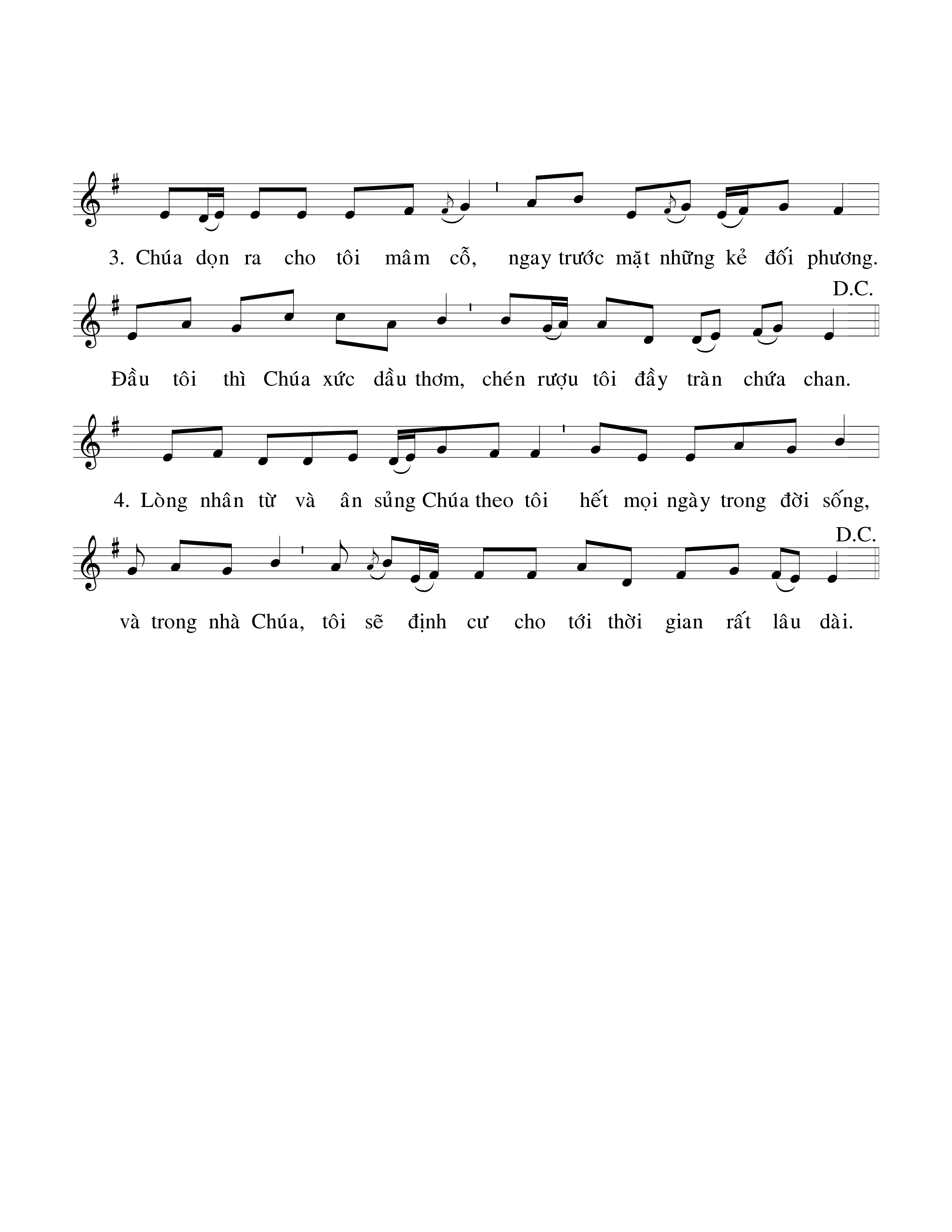 Page 2 of Sheet music PDF Thánh Vịnh 22, Chúa Nhật 4A Phục Sinh - Đỗ Vy Hạ