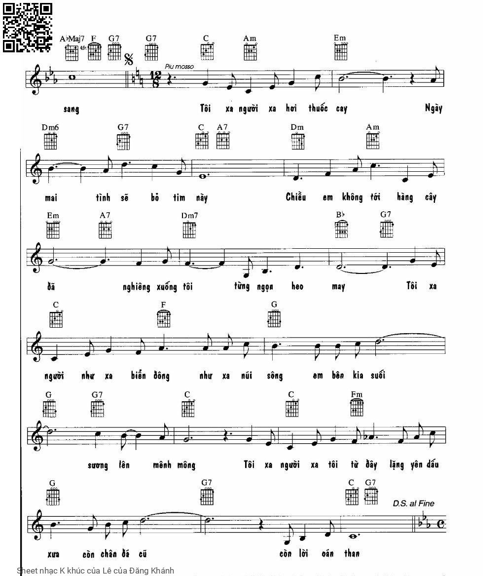Page 2 of Sheet music PDF K khúc của Lê - Đăng Khánh