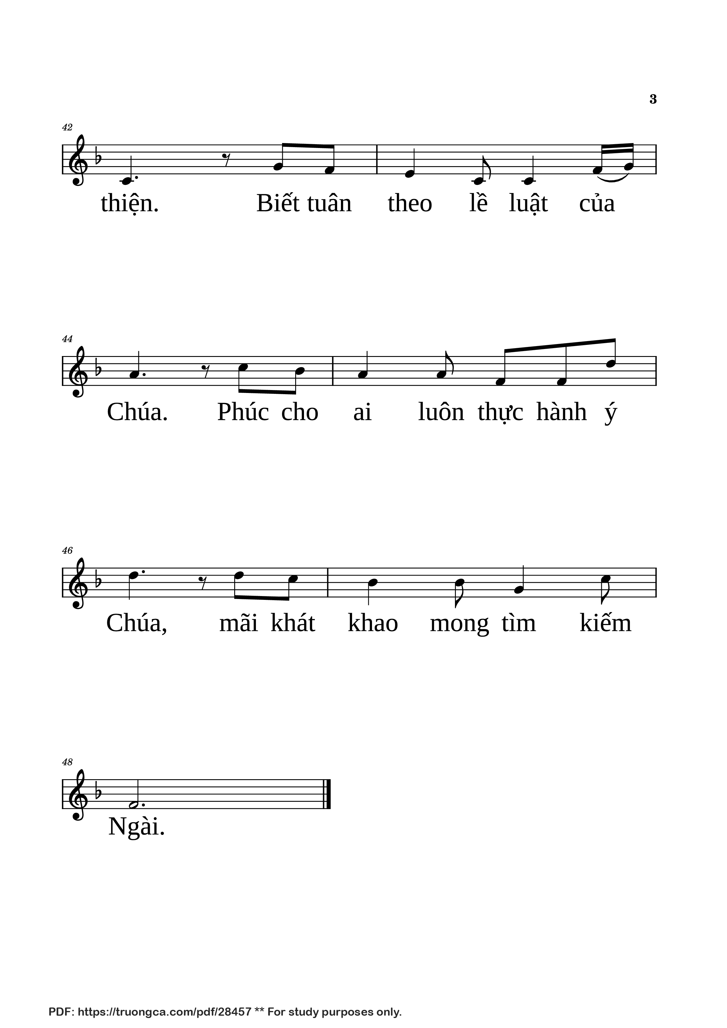 Page 3 of Sheet music PDF Piano Chúa Huấn Thị - Quang Uy
