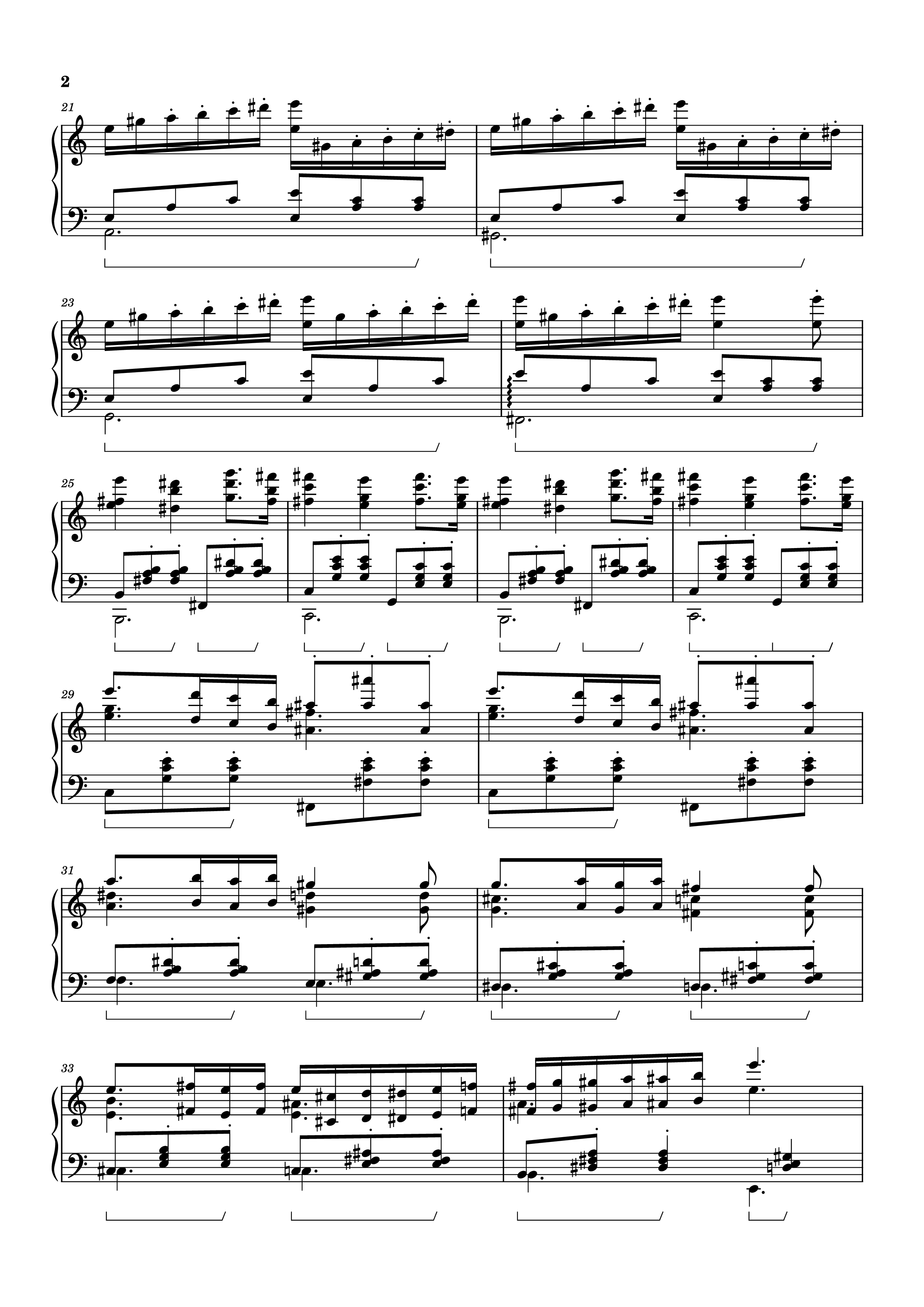 Page 2 of Sheet music PDF Waltz from Masquerade Piano - Khachaturian Trio