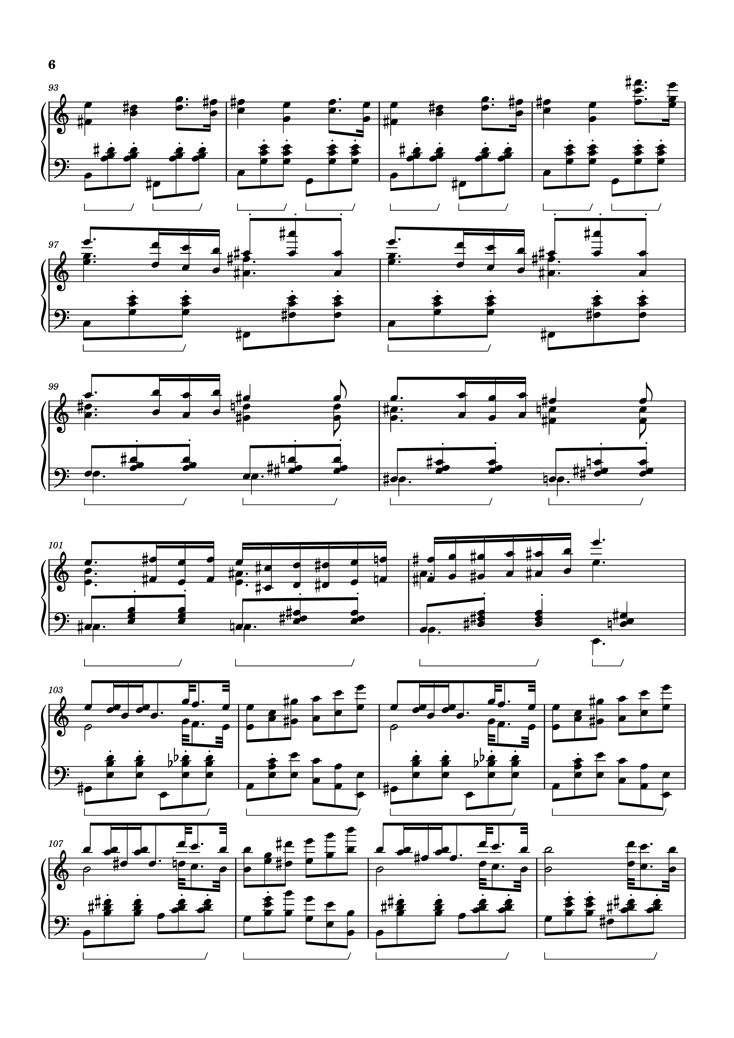 Page 6 of Sheet music PDF Waltz from Masquerade Piano - Khachaturian Trio