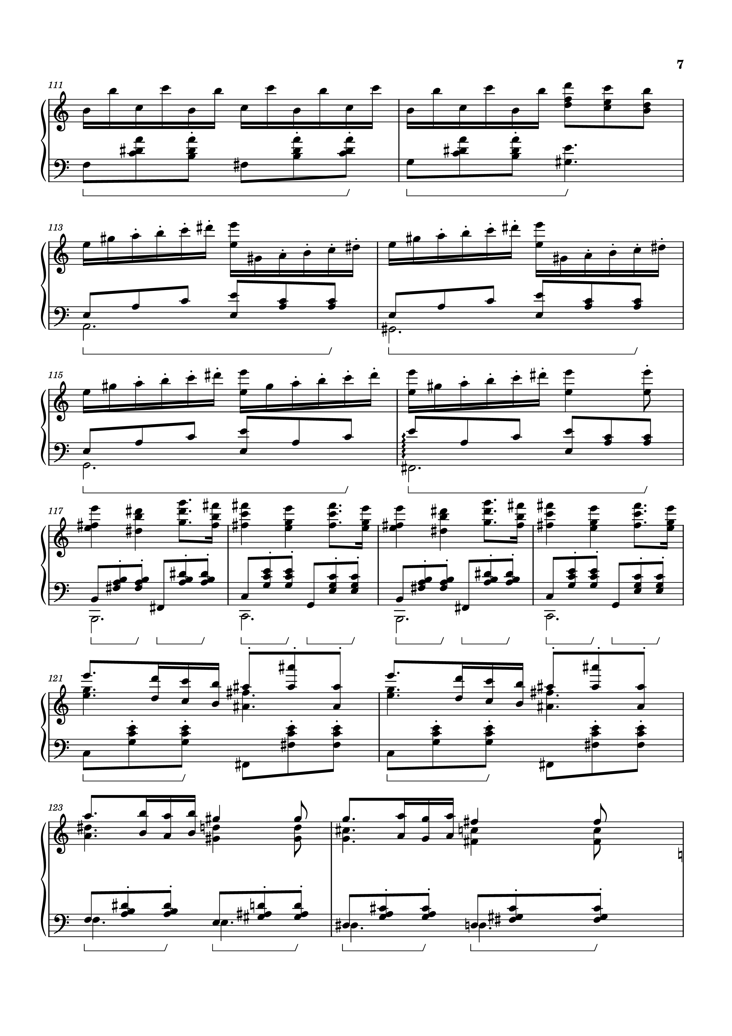 Page 7 of Sheet music PDF Waltz from Masquerade Piano - Khachaturian Trio