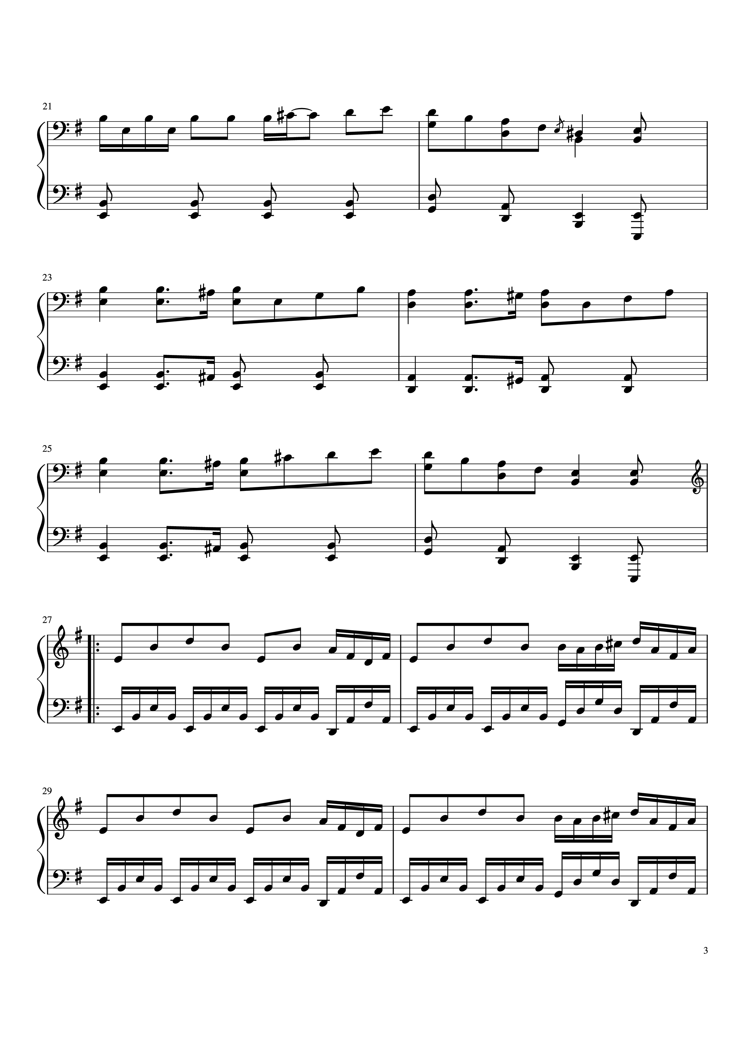 Page 3 of Sheet music PDF Drunken Sailor Piano - Irish Rovers