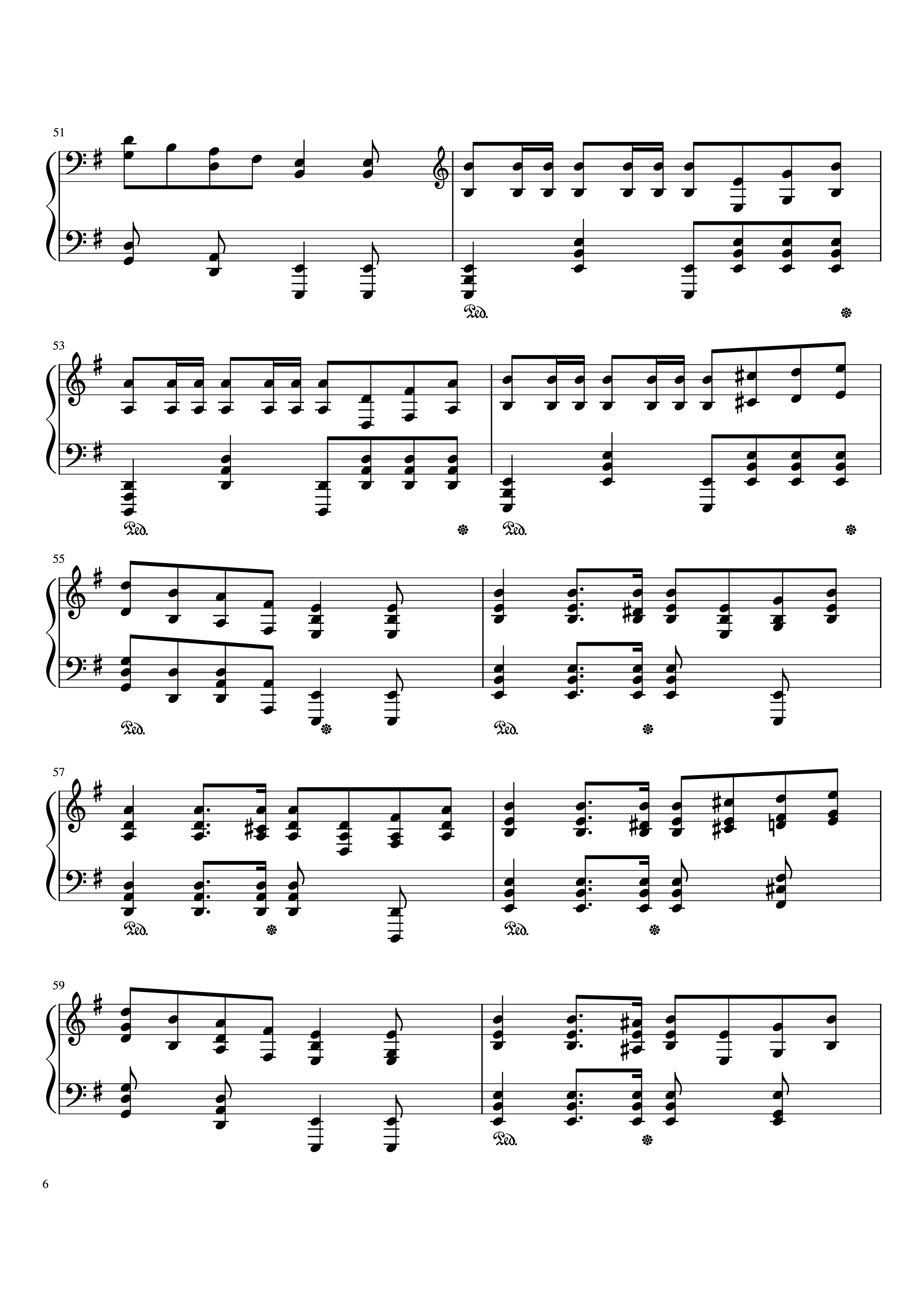 Page 6 of Sheet music PDF Drunken Sailor Piano - Irish Rovers