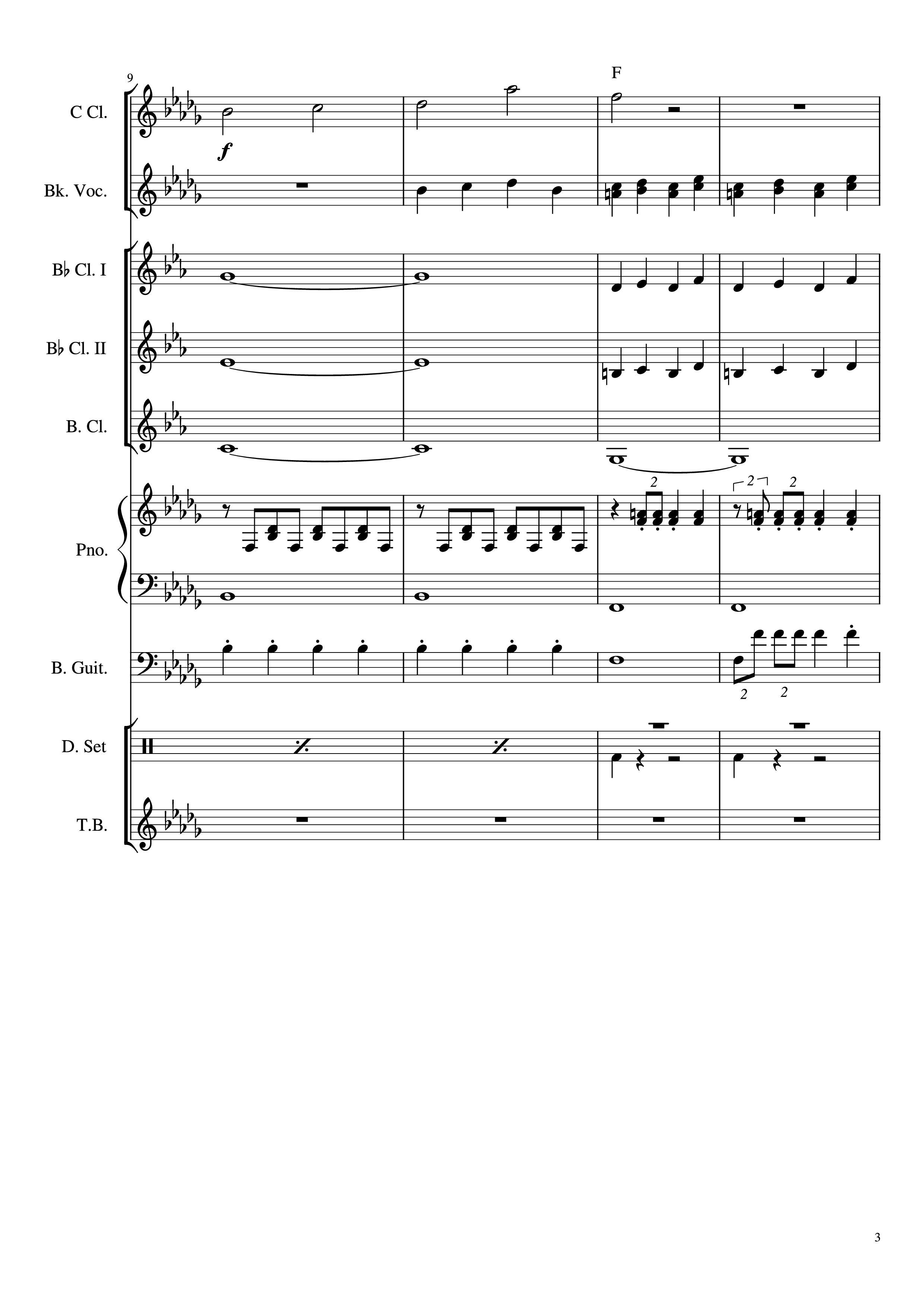 Page 3 of Sheet music PDF Piano THE JONNY PARKER THEME Piano - The Two Best Beatles