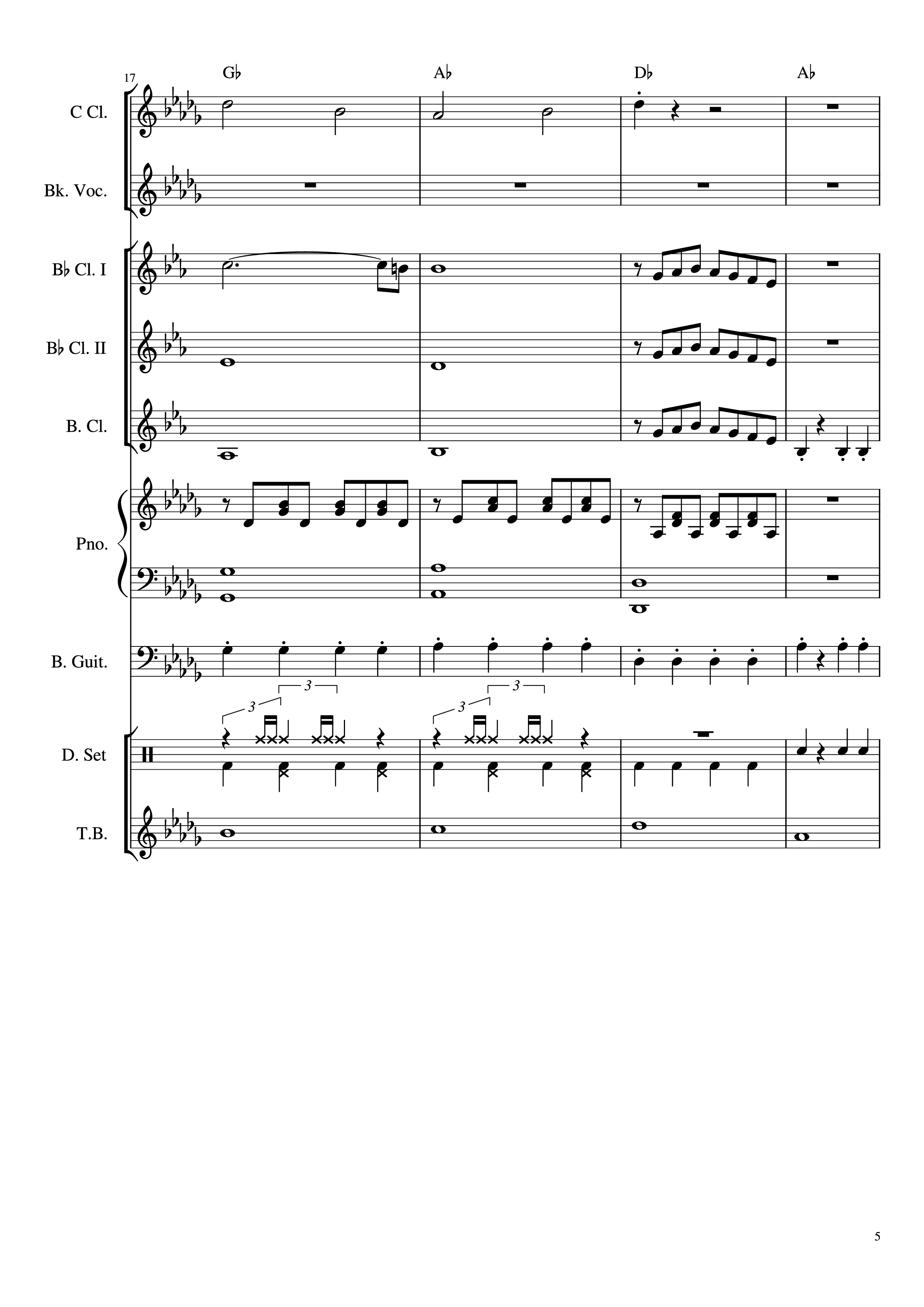 Page 5 of Sheet music PDF Piano THE JONNY PARKER THEME Piano - The Two Best Beatles