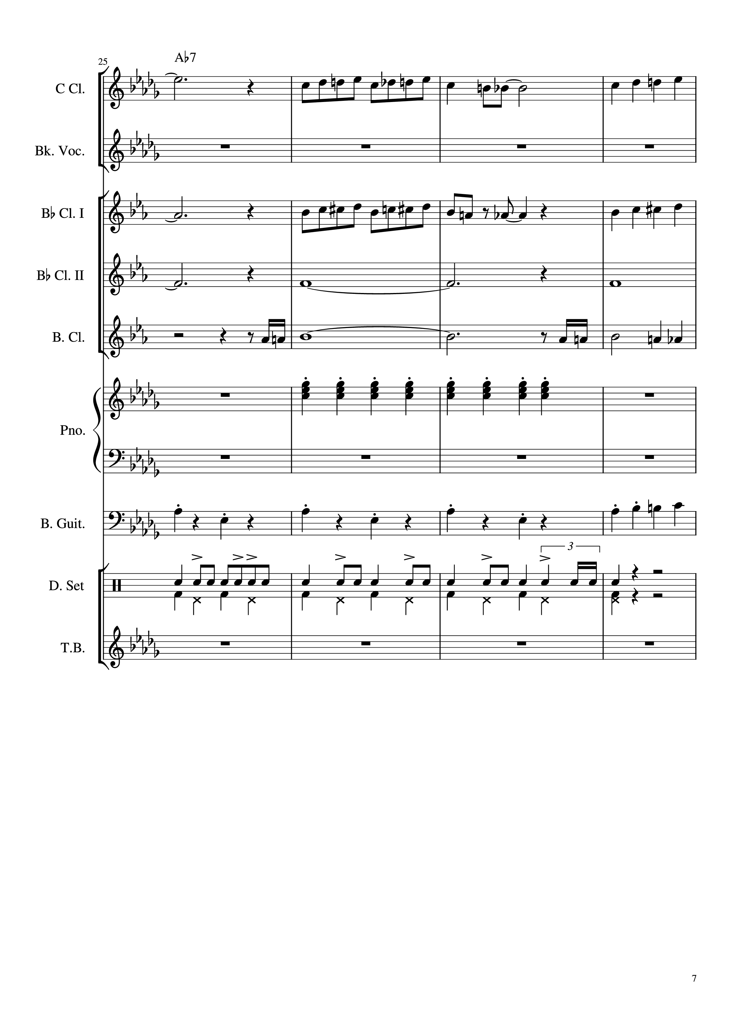 Page 7 of Sheet music PDF Piano THE JONNY PARKER THEME Piano - The Two Best Beatles