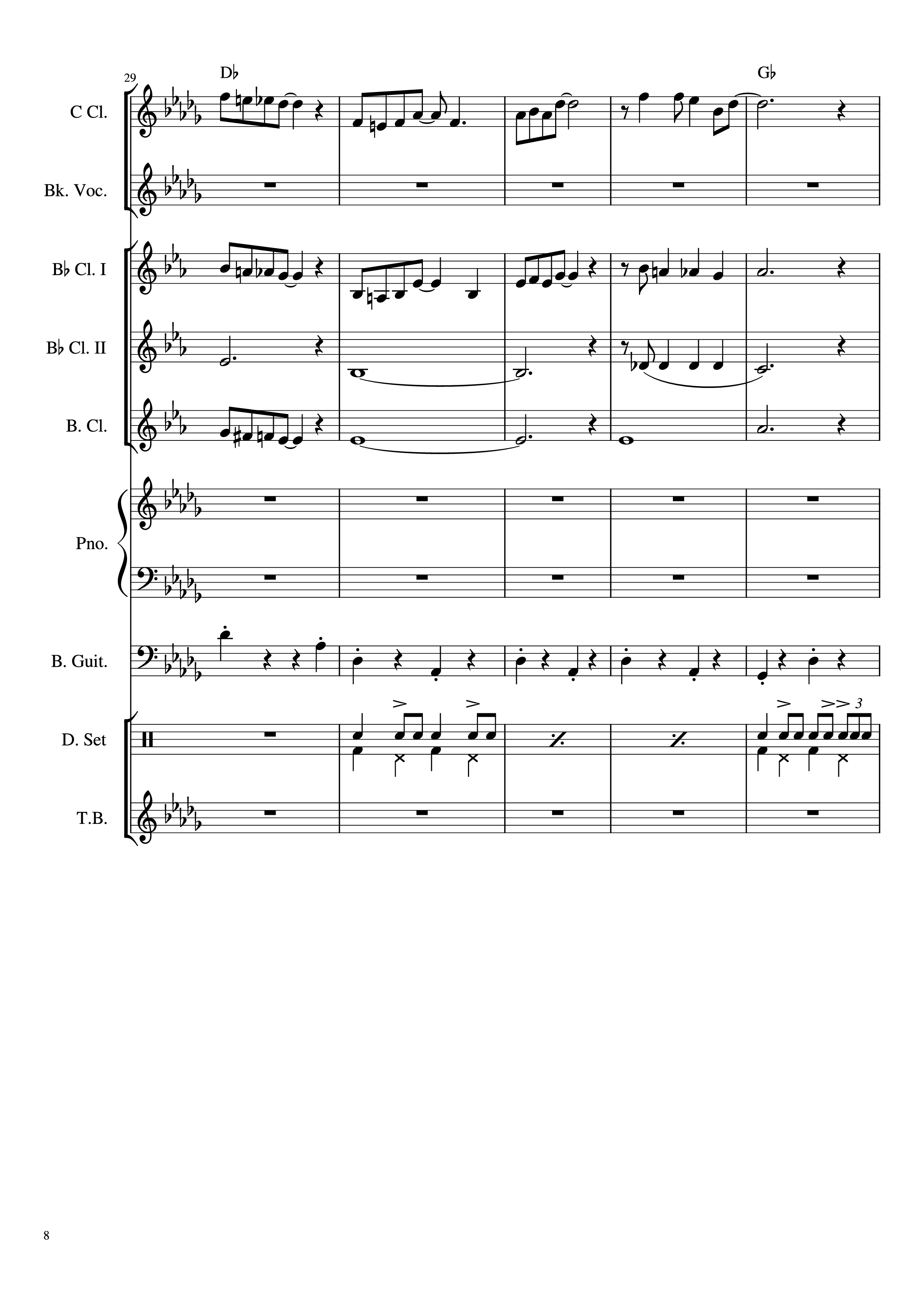 Page 8 of Sheet music PDF Piano THE JONNY PARKER THEME Piano - The Two Best Beatles