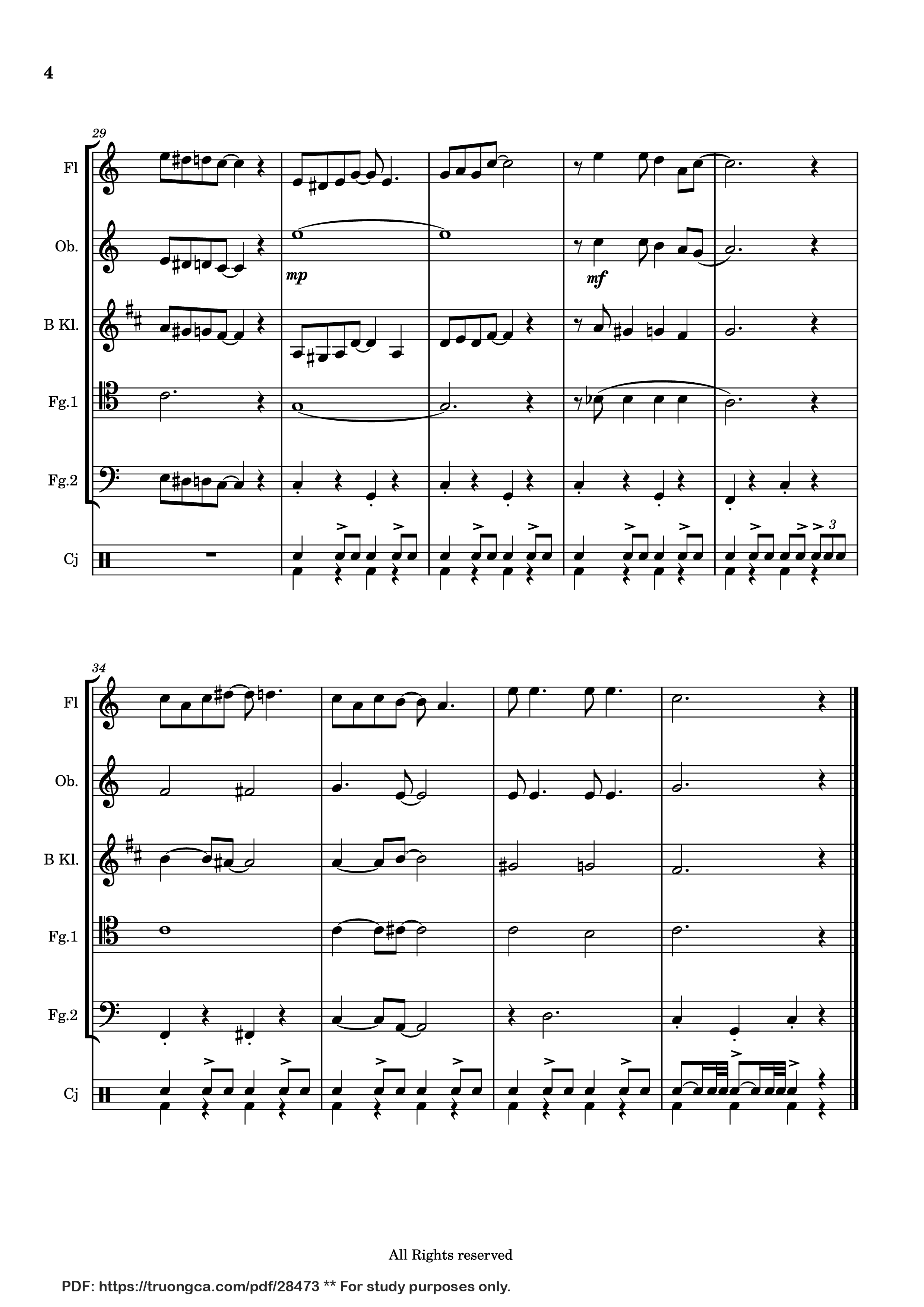 Page 4 of Sheet music PDF When I get older Violin - John Lennon