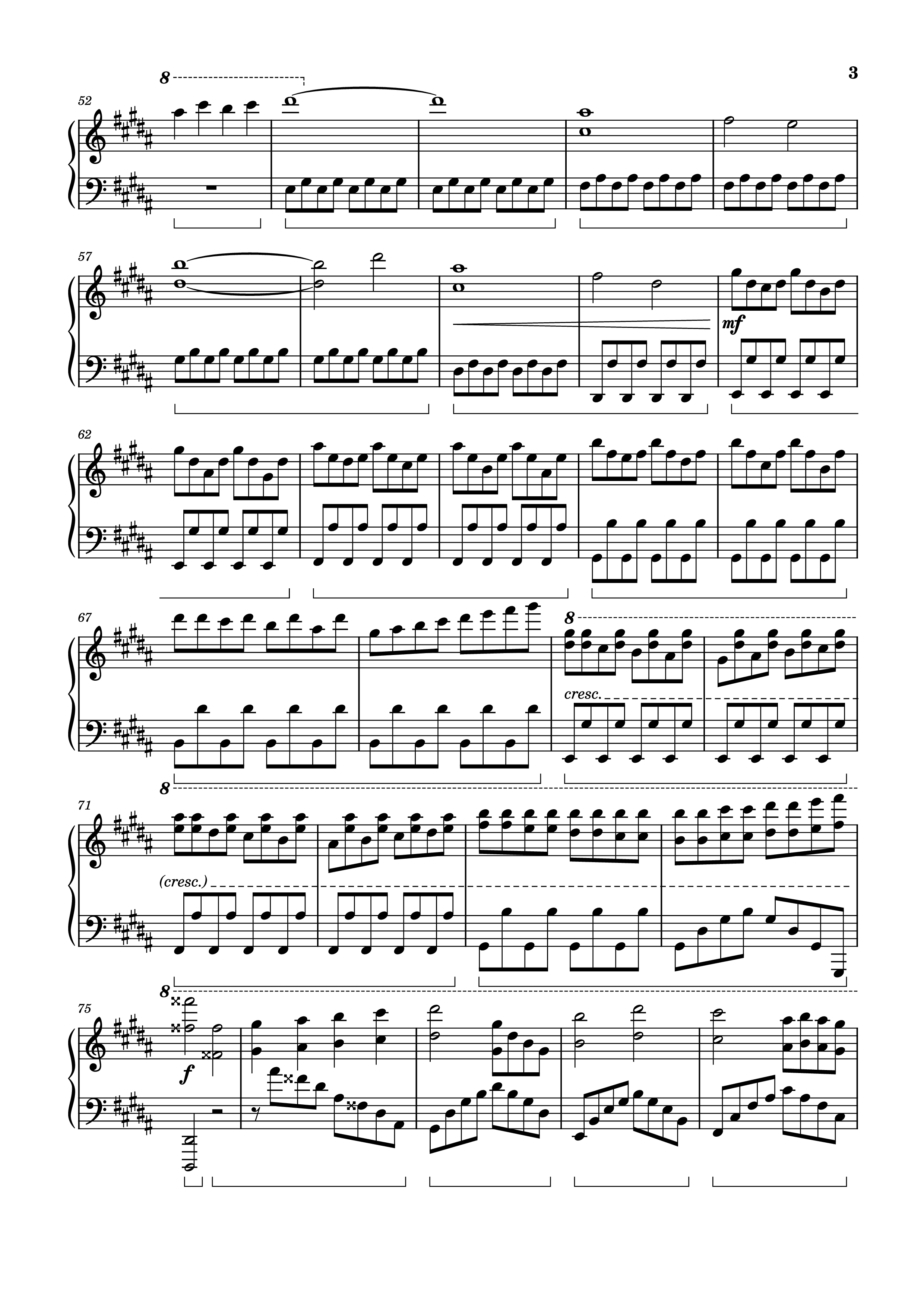 Page 3 of Sheet music PDF Piano VIRGO The Perfectionist Piano - Arr.: Dave