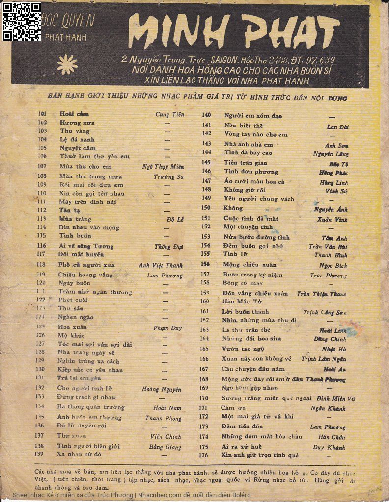 Page 4 of Sheet music PDF Kẻ ở miền xa - Trúc Phương