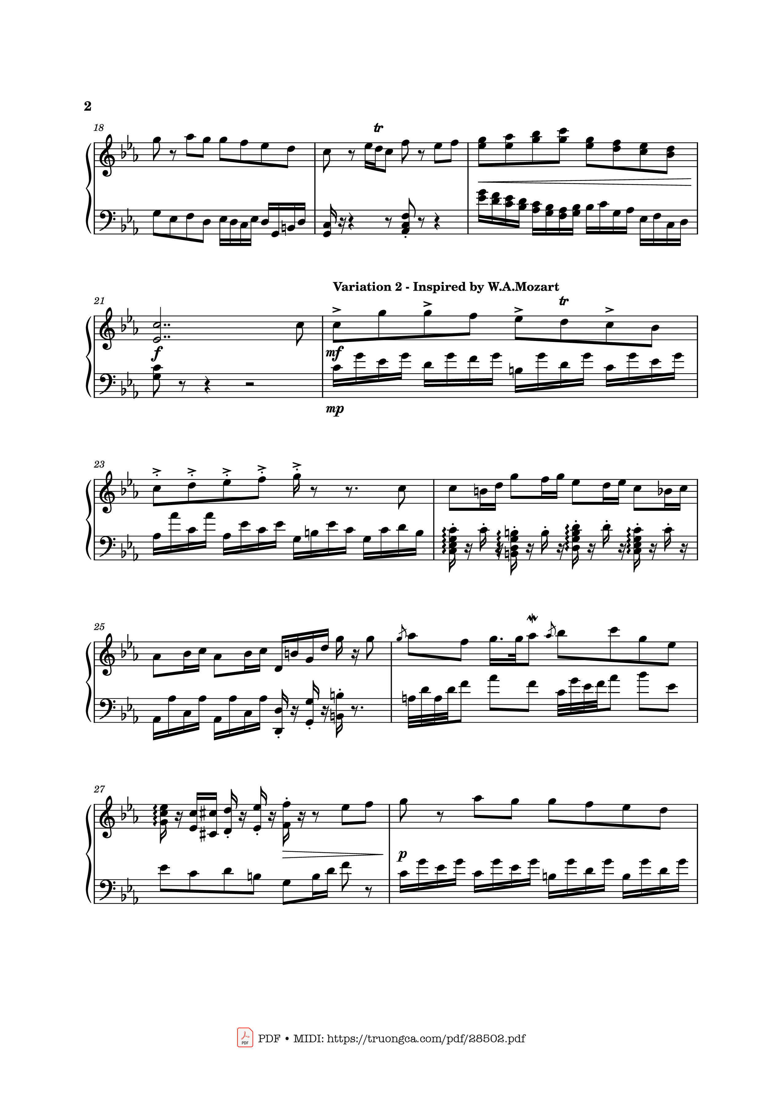 Page 2 of Sheet music PDF Piano God Rest Ye Merry Gentlemen Piano - Richard Pogoson