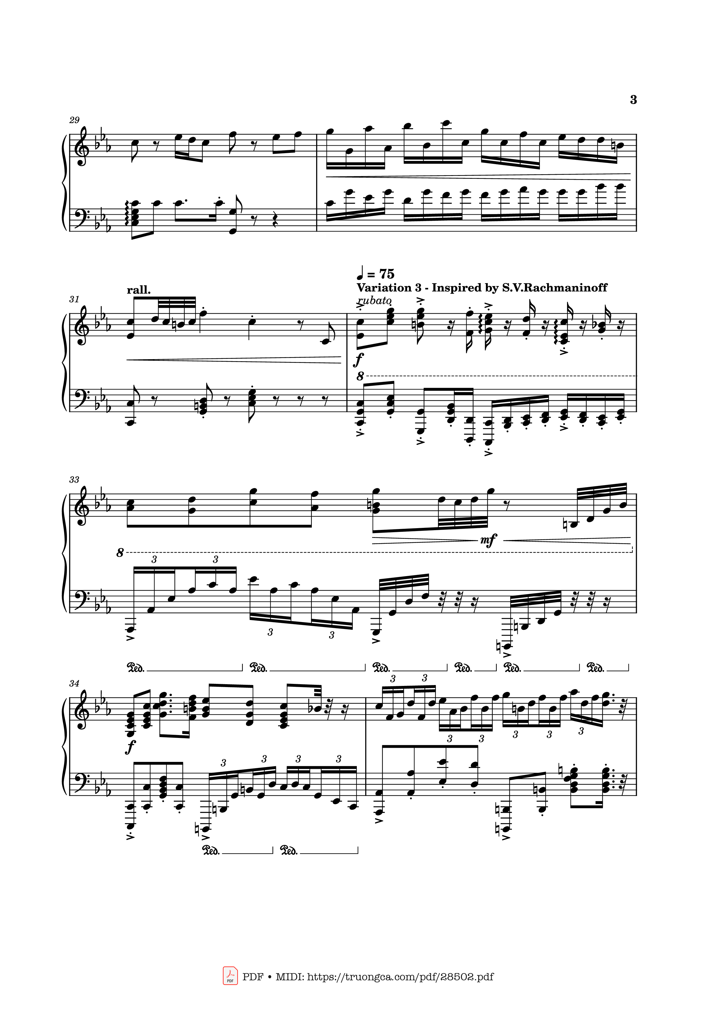 Page 3 of Sheet music PDF Piano God Rest Ye Merry Gentlemen Piano - Richard Pogoson