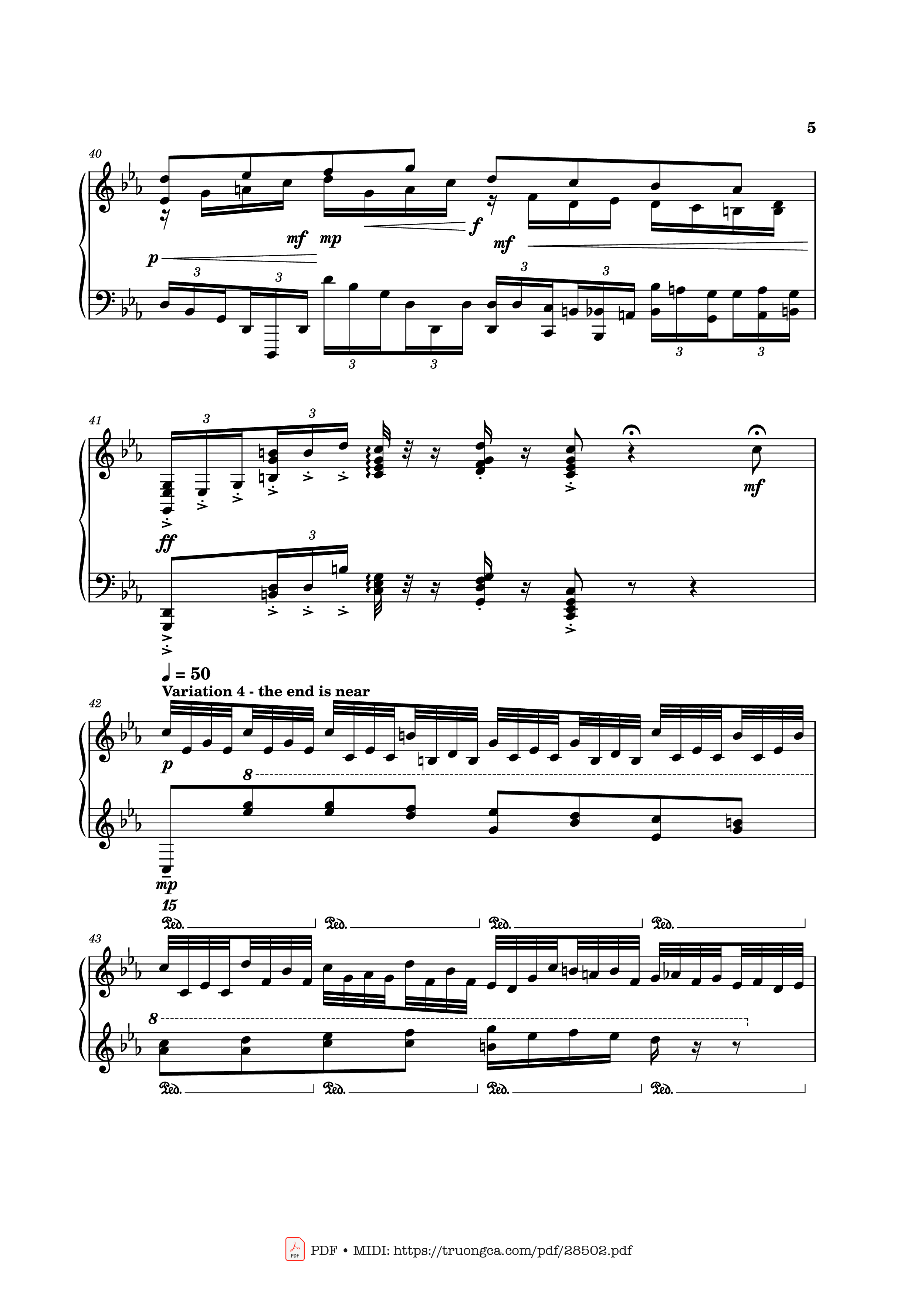 Page 5 of Sheet music PDF Piano God Rest Ye Merry Gentlemen Piano - Richard Pogoson