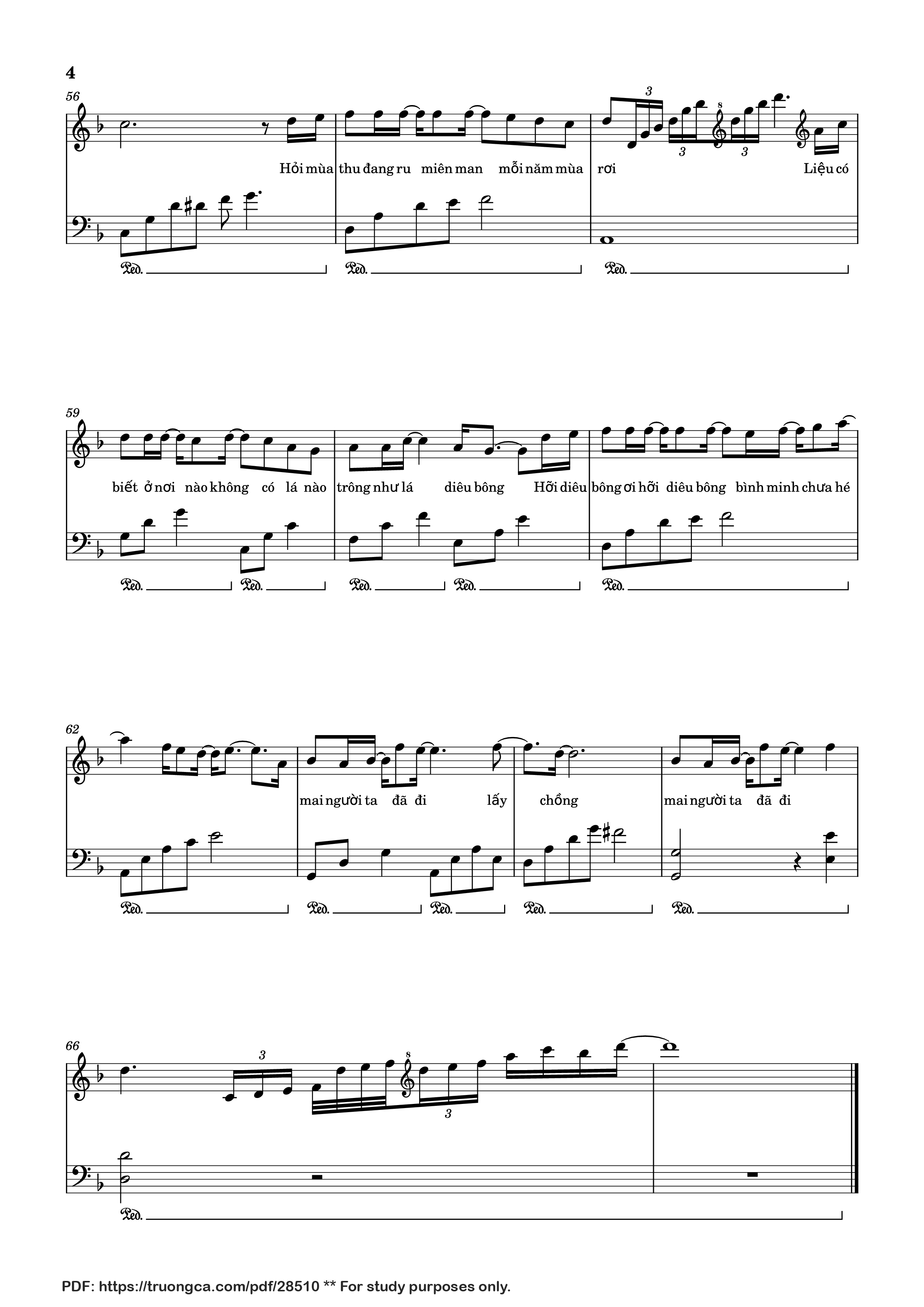 Page 4 of Sheet music PDF Ngày Mai Người Ta Lấy Chồng Piano - Đông Thiên Đức