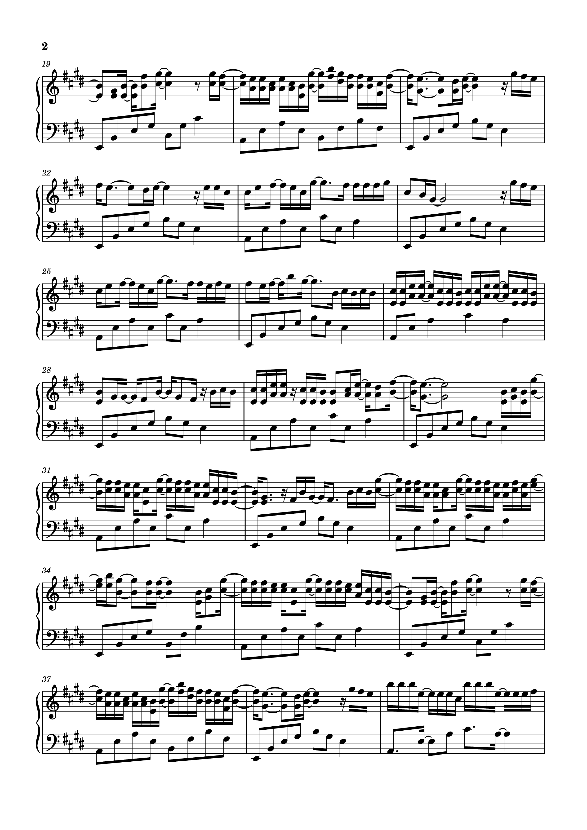 Page 2 of Sheet music PDF Piano 卧室巨星 Teens In Times Piano - 时代少年团