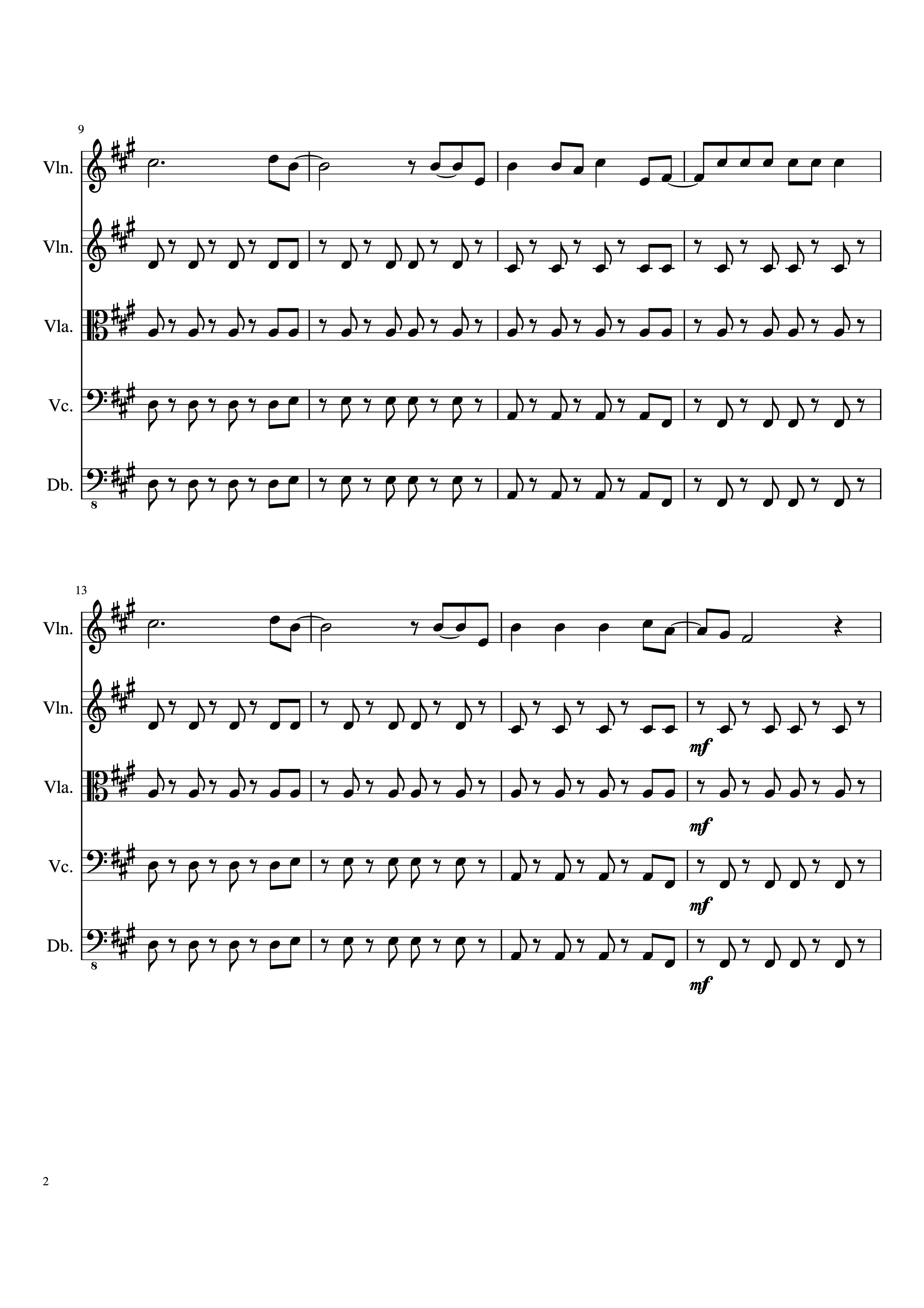 Page 2 of Sheet music PDF Viva la Vida Violin - Oreboy