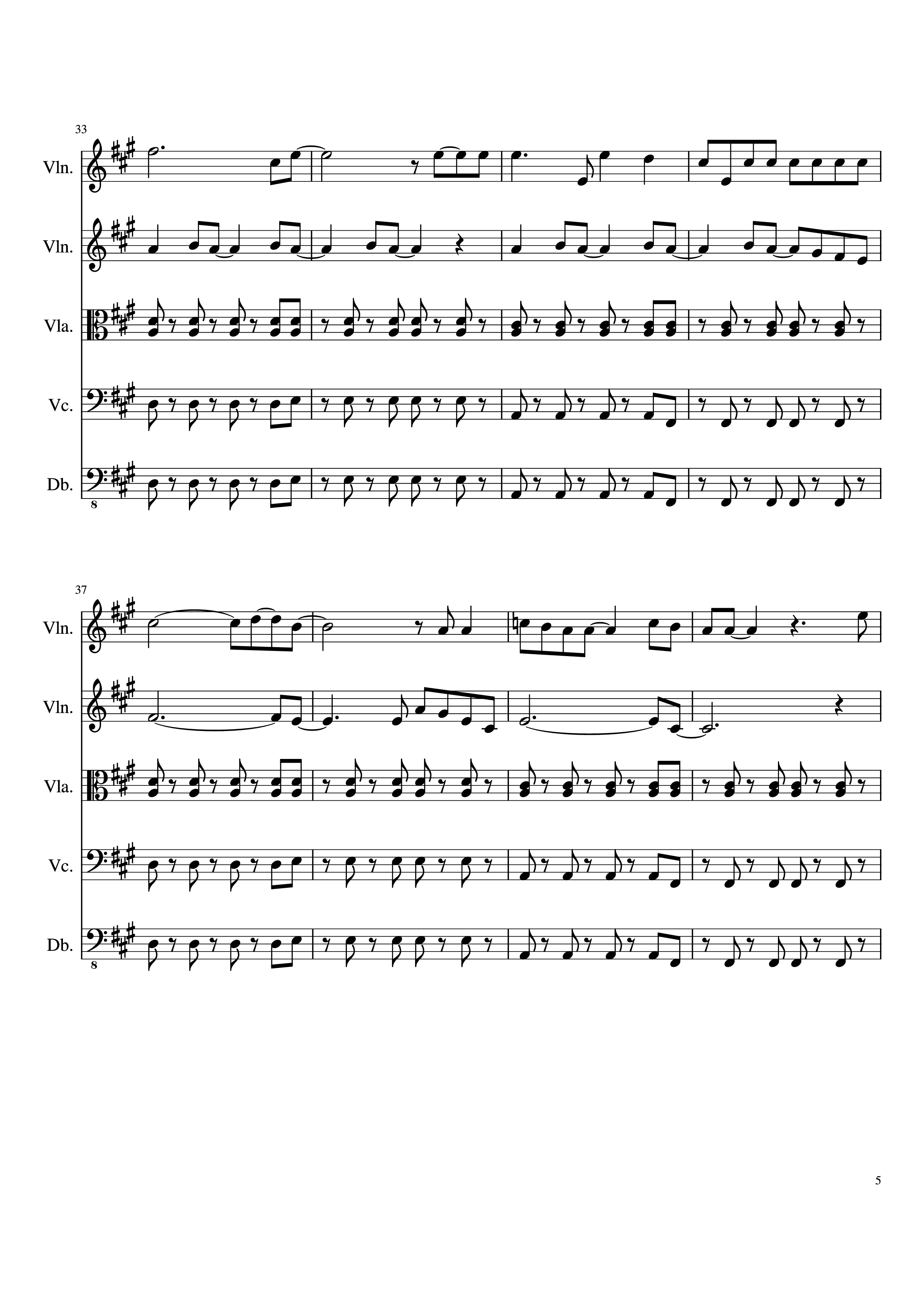 Page 5 of Sheet music PDF Viva la Vida Violin - Oreboy
