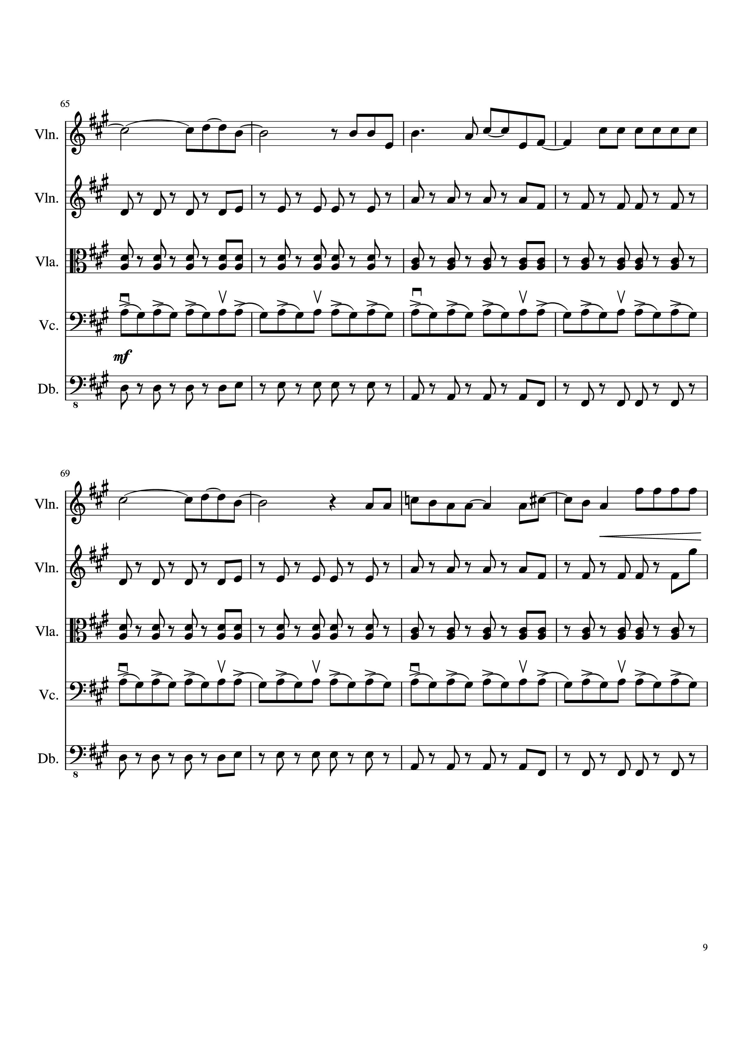 Page 9 of Sheet music PDF Viva la Vida Violin - Oreboy