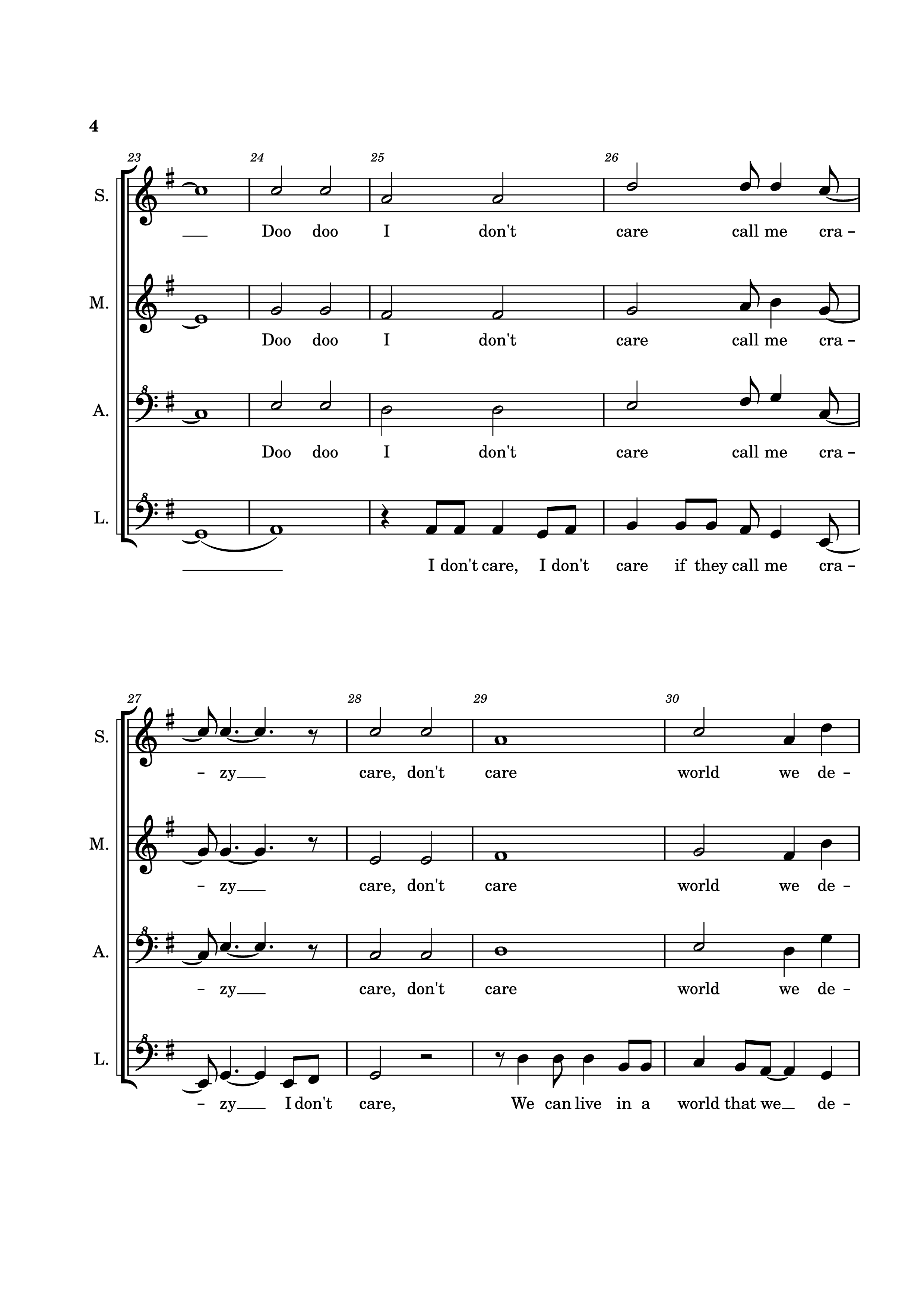 Page 4 of Sheet music PDF Piano A Million Dreams Piano - EaTeN4l1v3