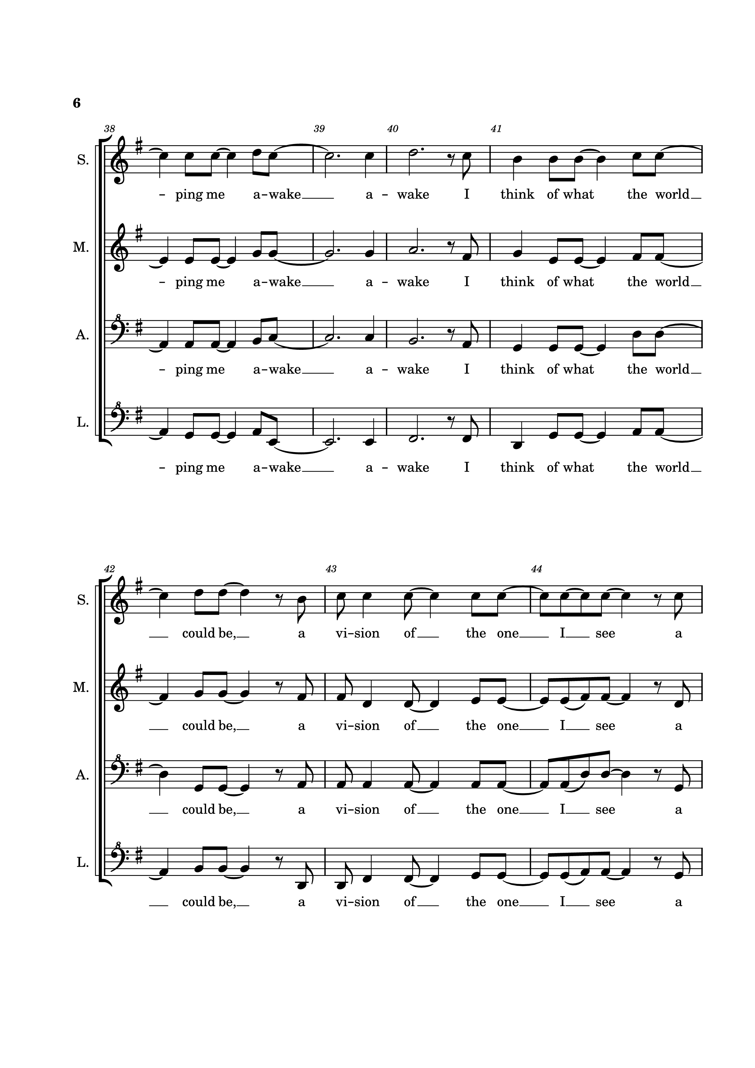 Page 6 of Sheet music PDF Piano A Million Dreams Piano - EaTeN4l1v3