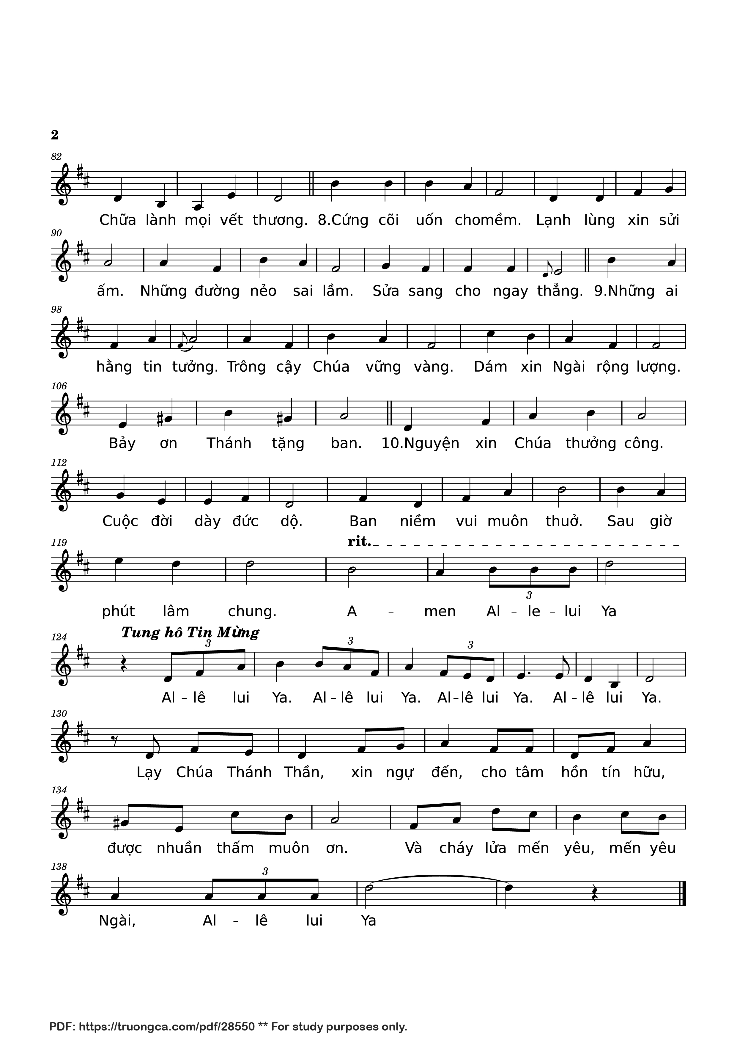 Page 2 of Sheet music PDF Ca Tiếp Liên Lễ Hiện Xuống - Trần Thanh Cao