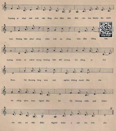Page 2 of Sheet music PDF Nhạt nắng - Y Vân
