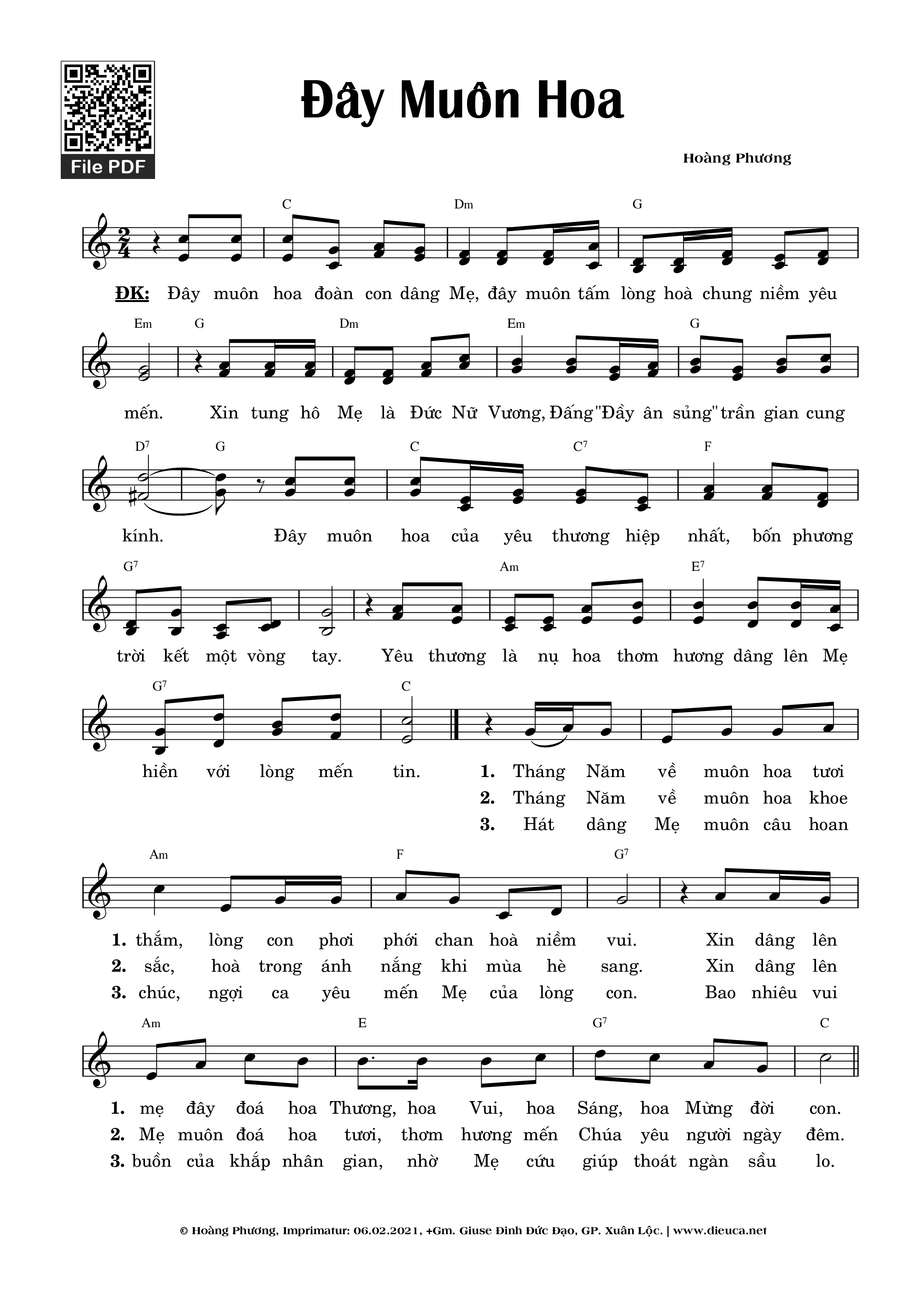 Đây Muôn Hoa - Hoàng Phương