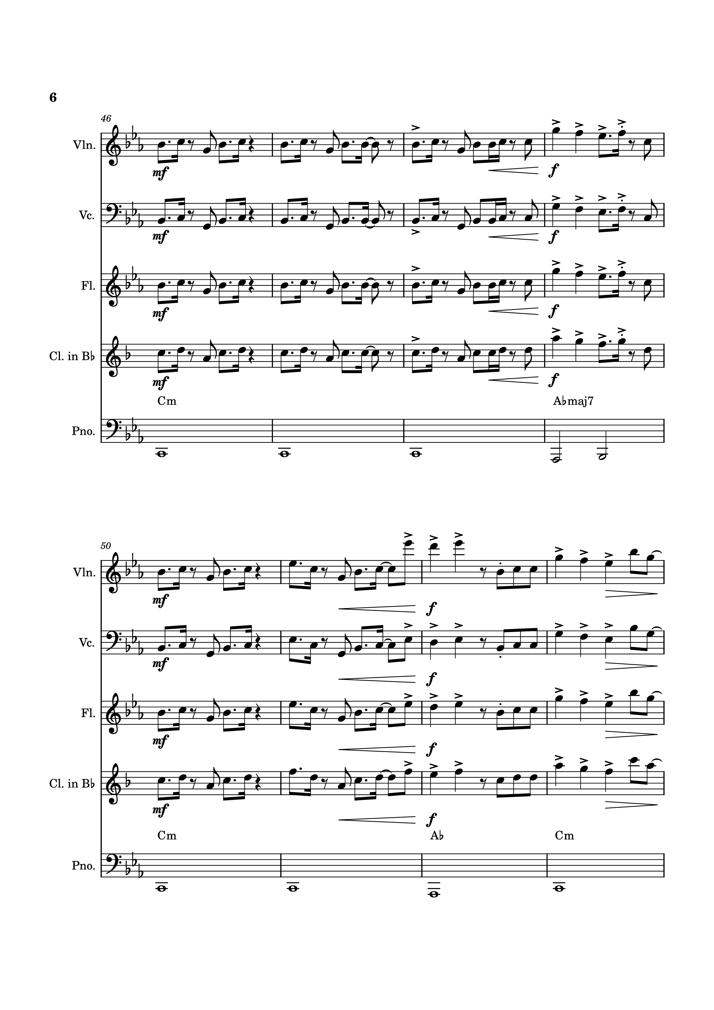 Page 6 of Sheet music PDF Piano Blink Gone Piano - Placeholder