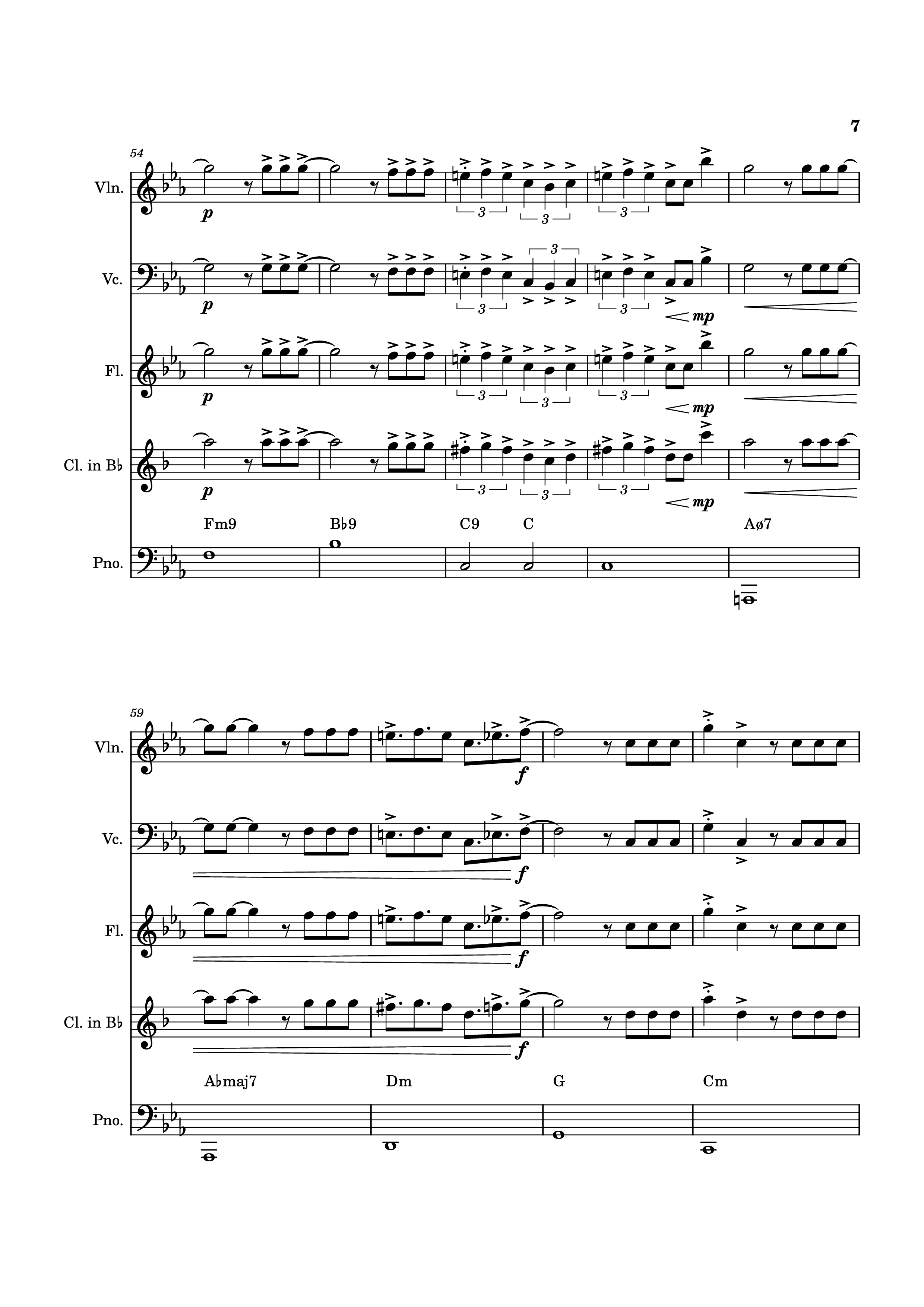 Page 7 of Sheet music PDF Piano Blink Gone Piano - Placeholder