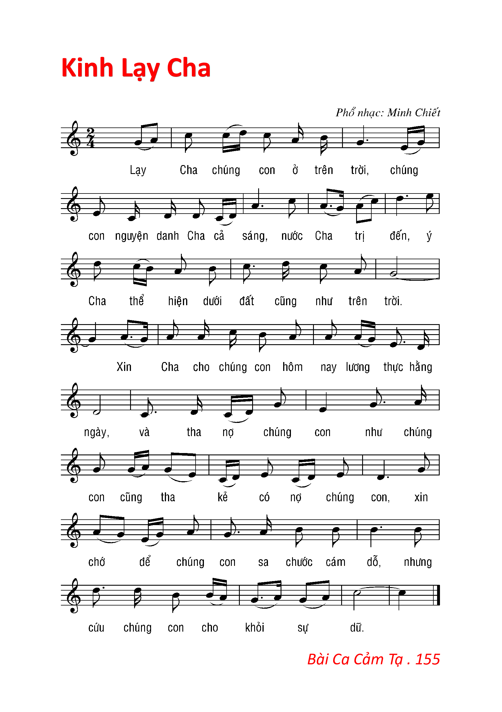 Page 11 of Sheet music PDF Bộ Lễ Bài Ca Cảm Tạ - Minh Chiết