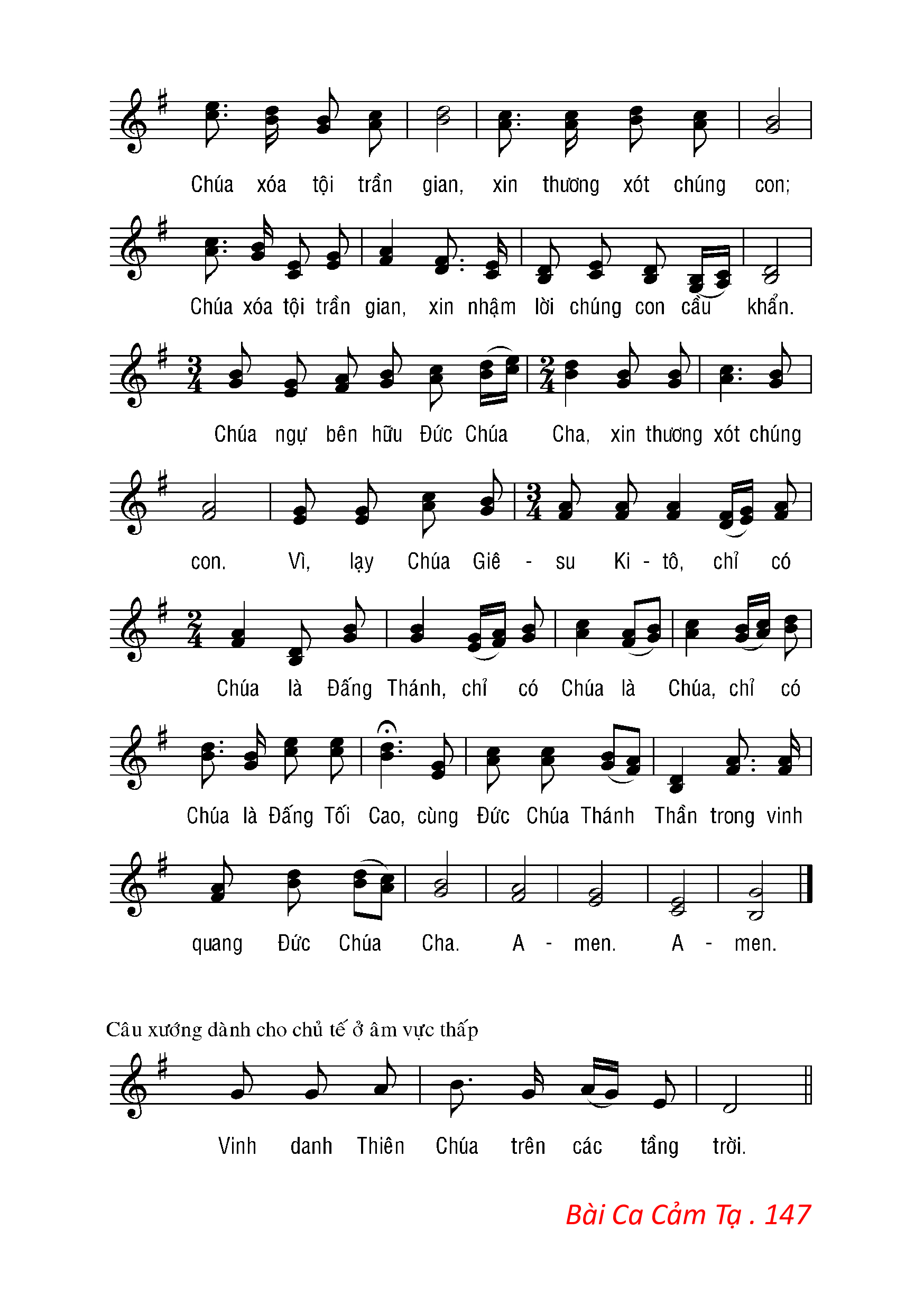 Page 3 of Sheet music PDF Bộ Lễ Bài Ca Cảm Tạ - Minh Chiết