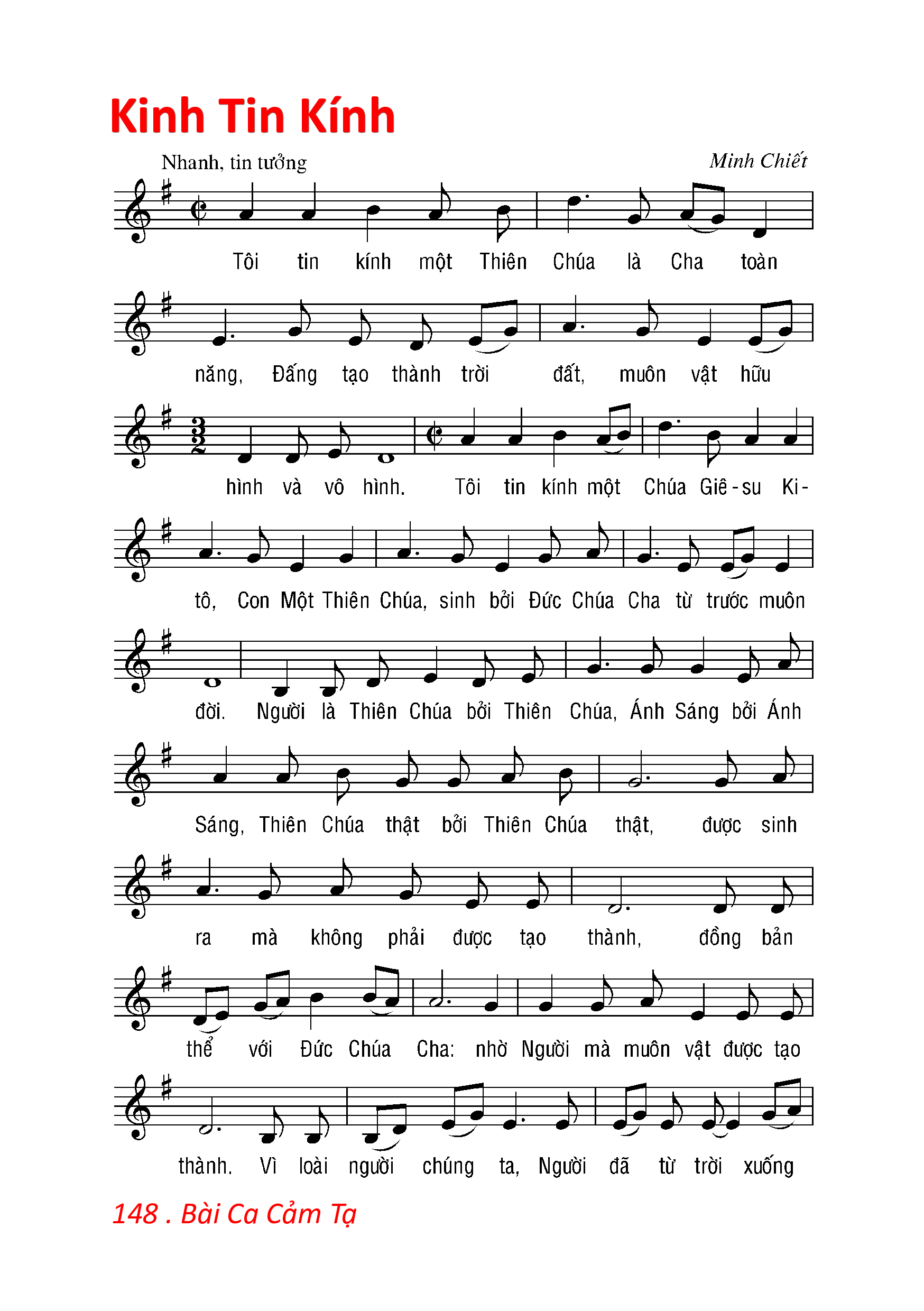 Page 4 of Sheet music PDF Bộ Lễ Bài Ca Cảm Tạ - Minh Chiết