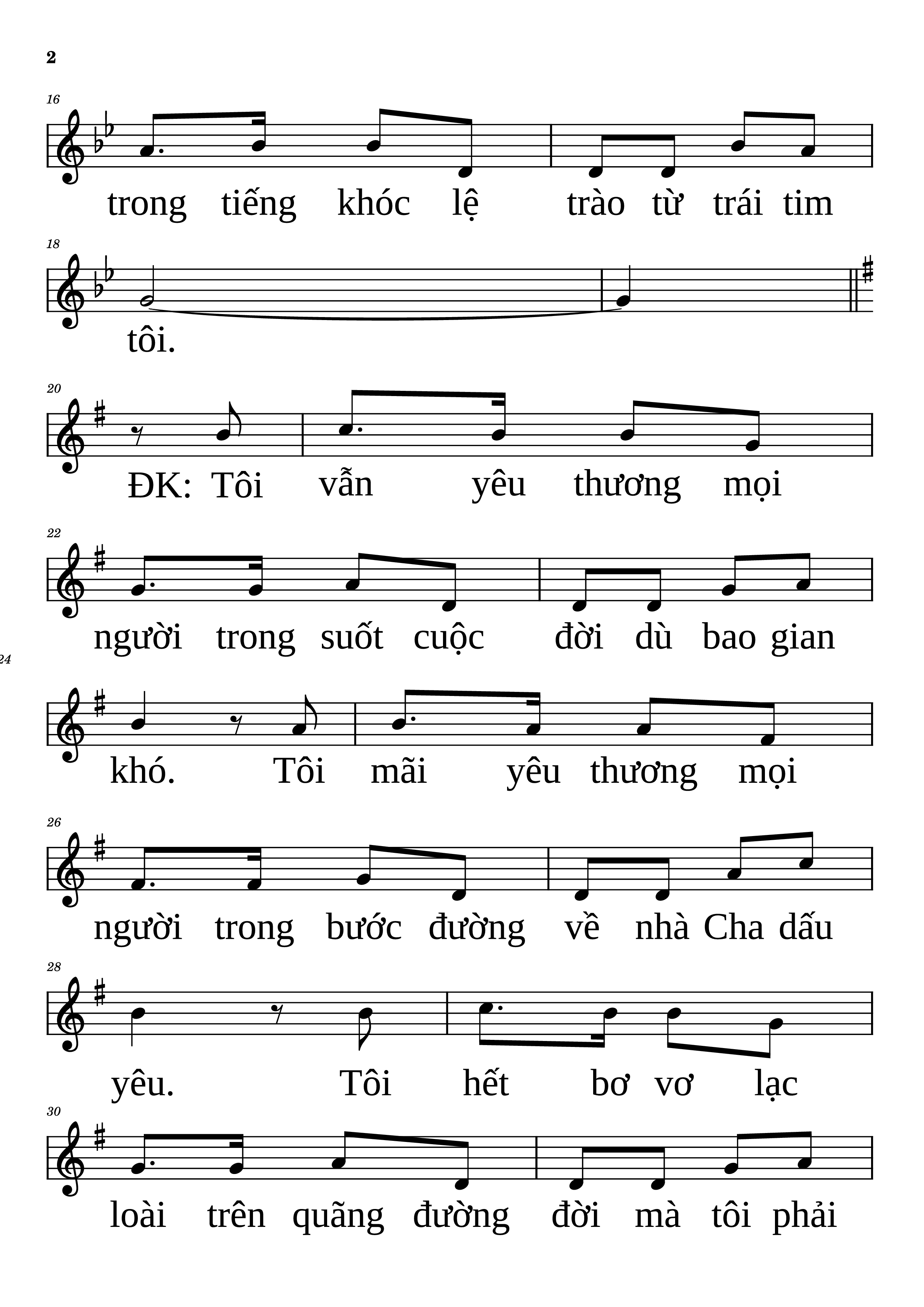 Page 2 of Sheet music PDF NIỀM VUI CỦA TÔI - QUANG LINH