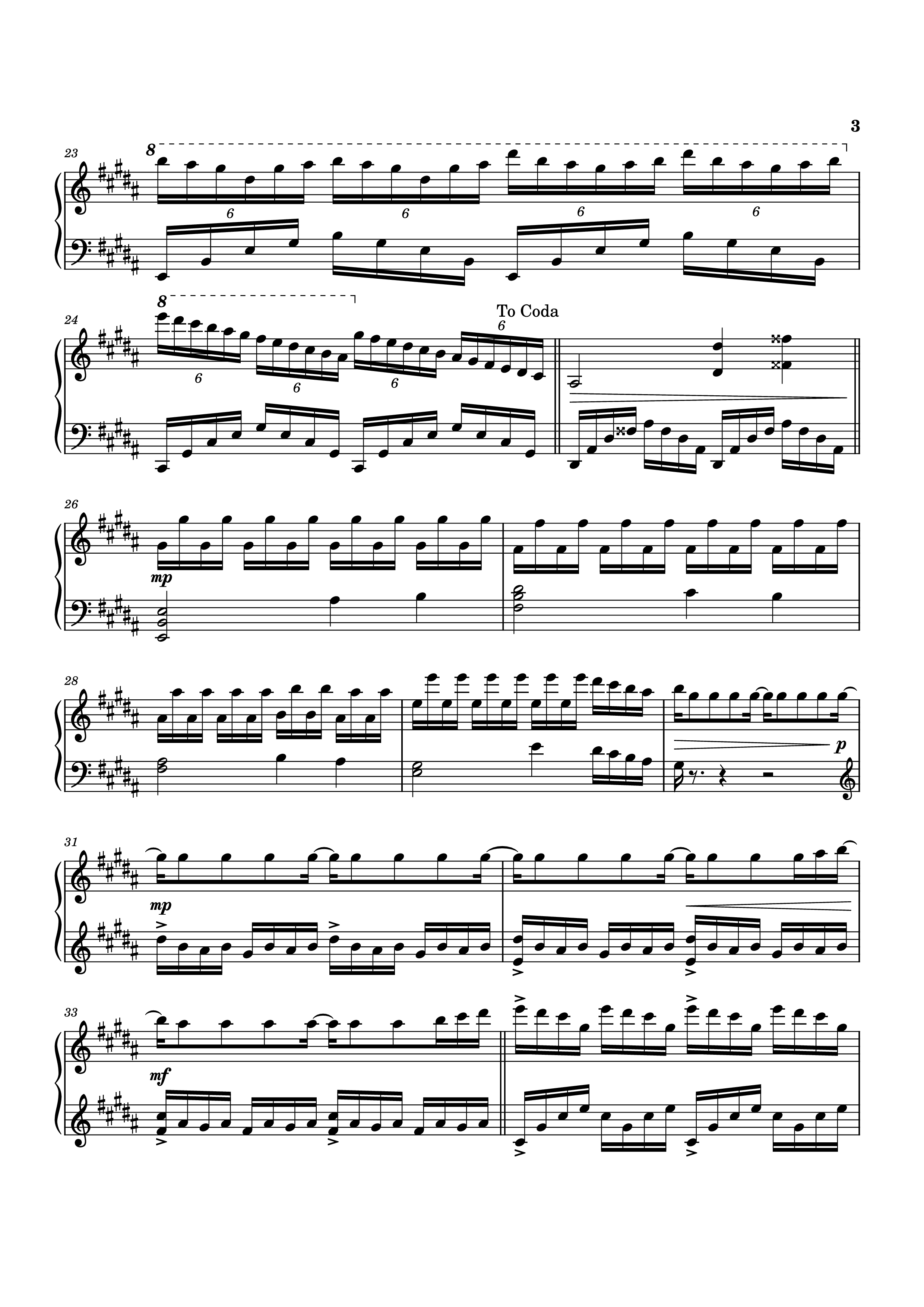 Page 3 of Sheet music PDF Piano PULSE Piano - Tony Ann