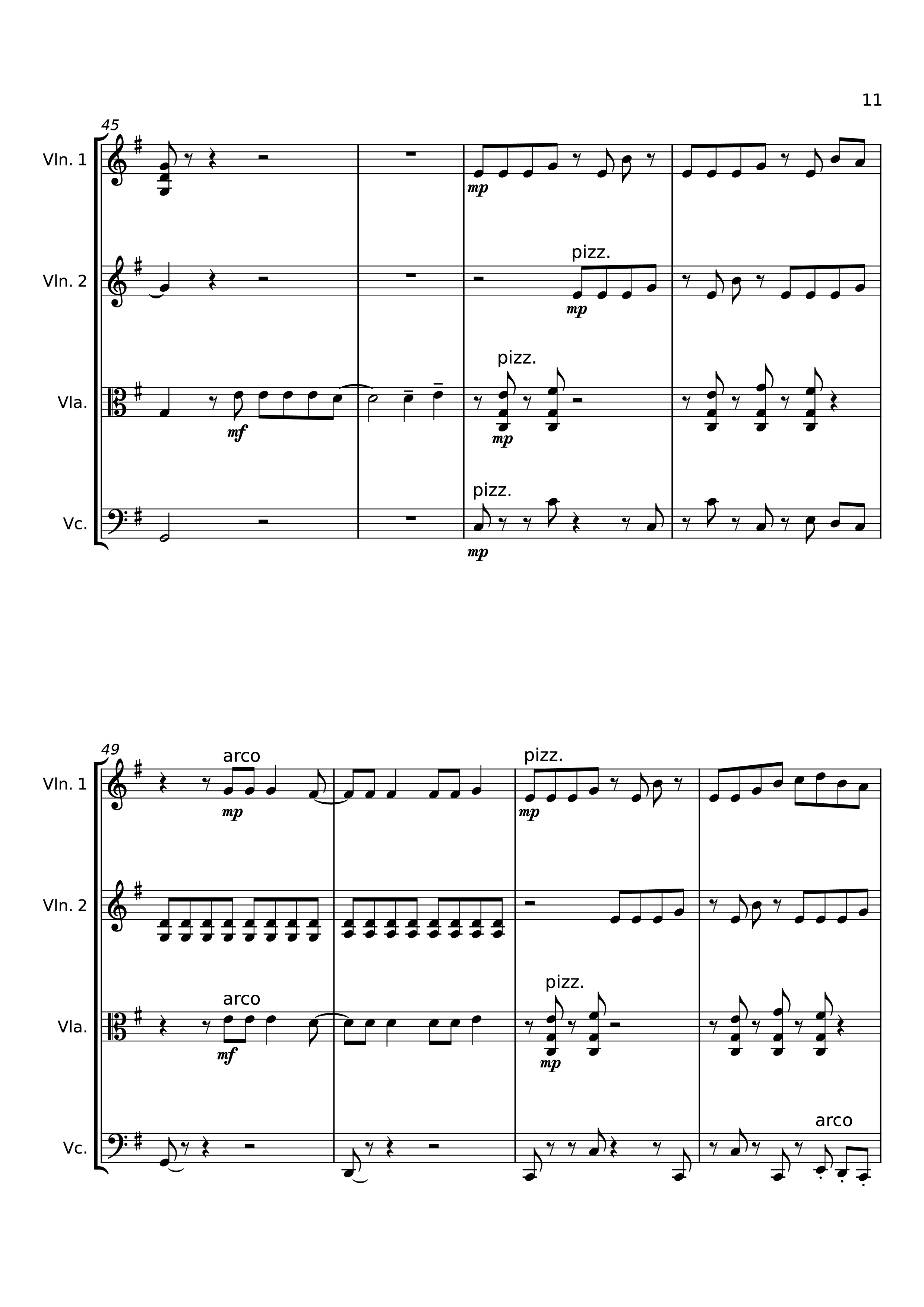 Page 11 of Sheet music PDF Dancing On My Own Violin - Svetakorol777