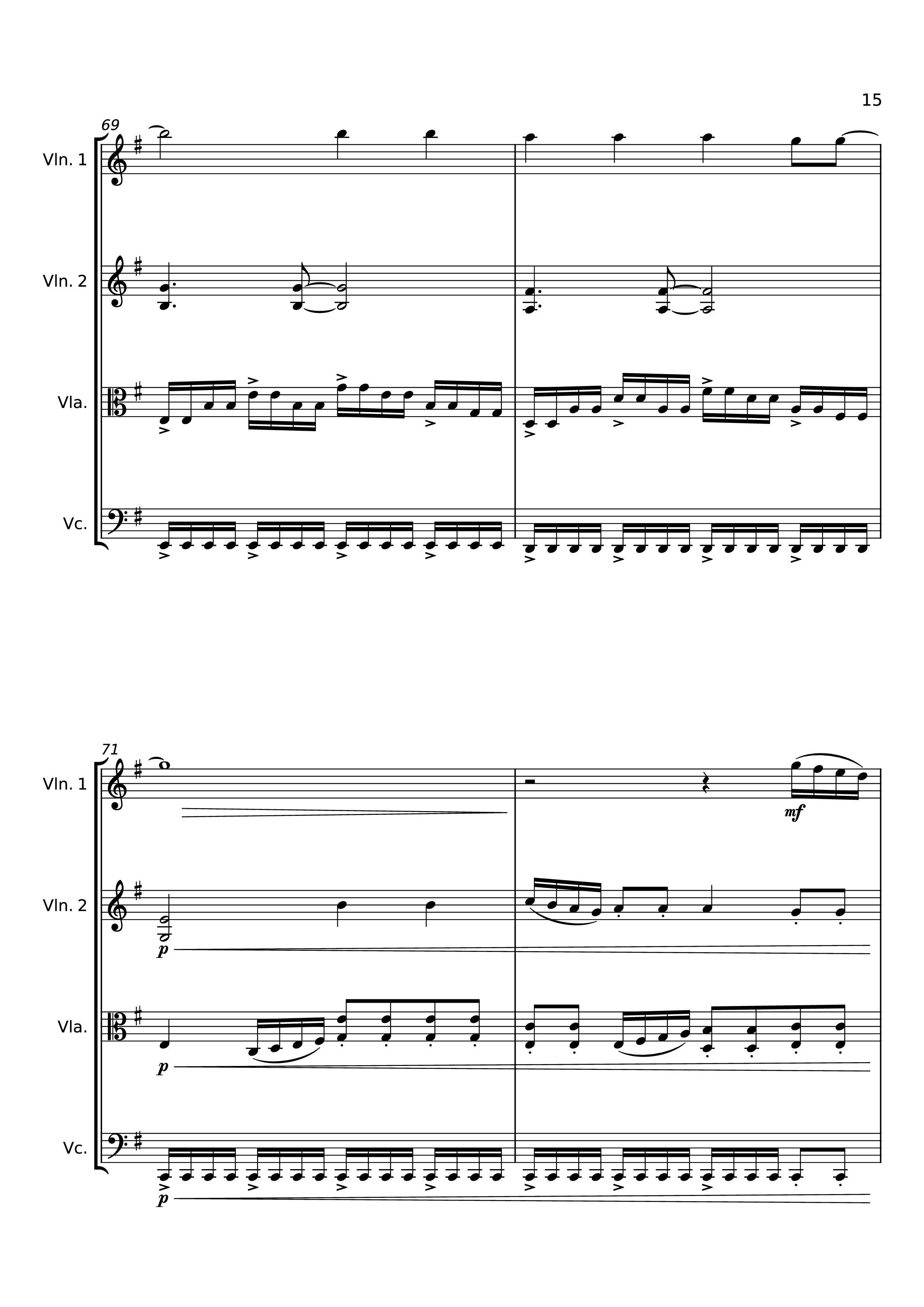 Page 15 of Sheet music PDF Dancing On My Own Violin - Svetakorol777