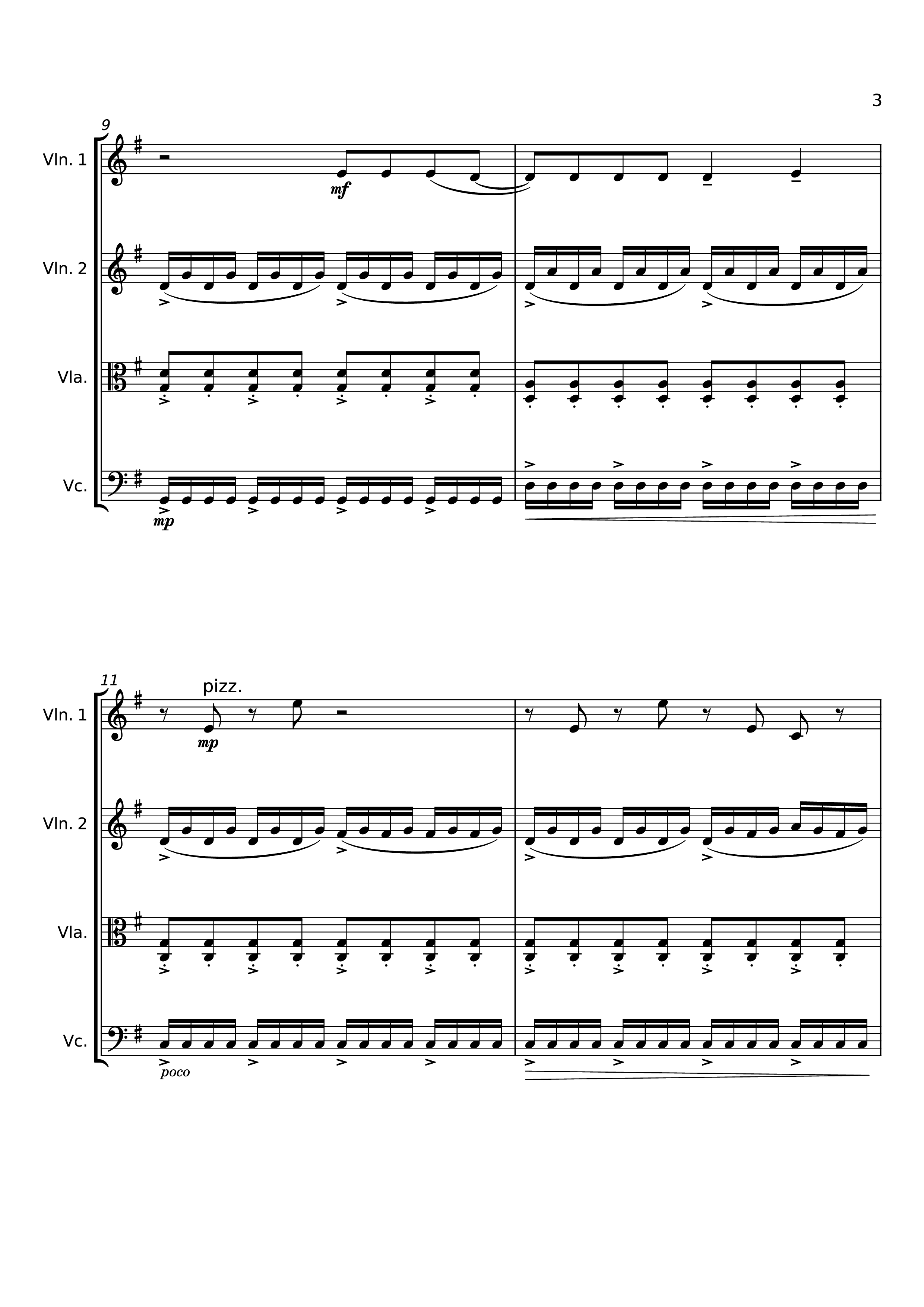 Page 3 of Sheet music PDF Dancing On My Own Violin - Svetakorol777