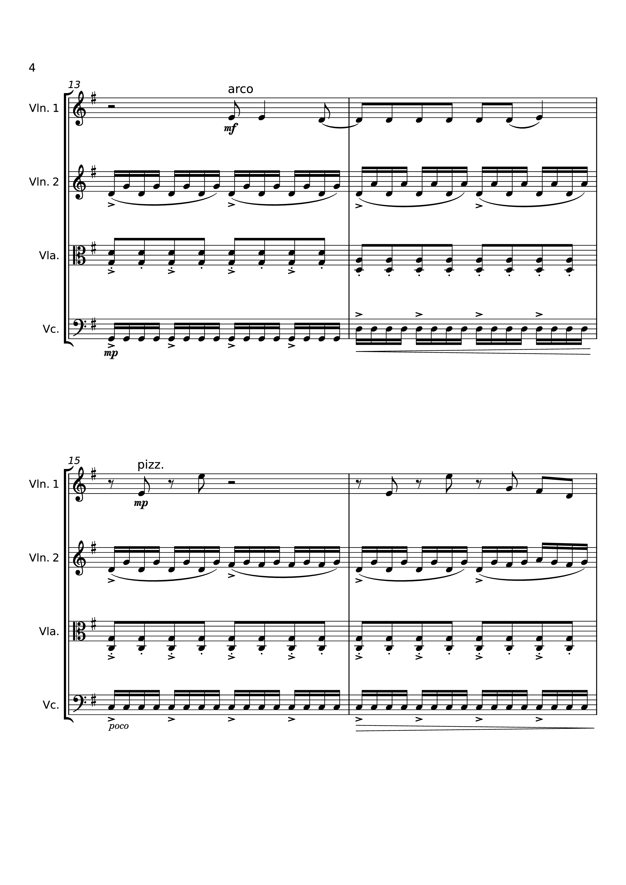 Page 4 of Sheet music PDF Dancing On My Own Violin - Svetakorol777