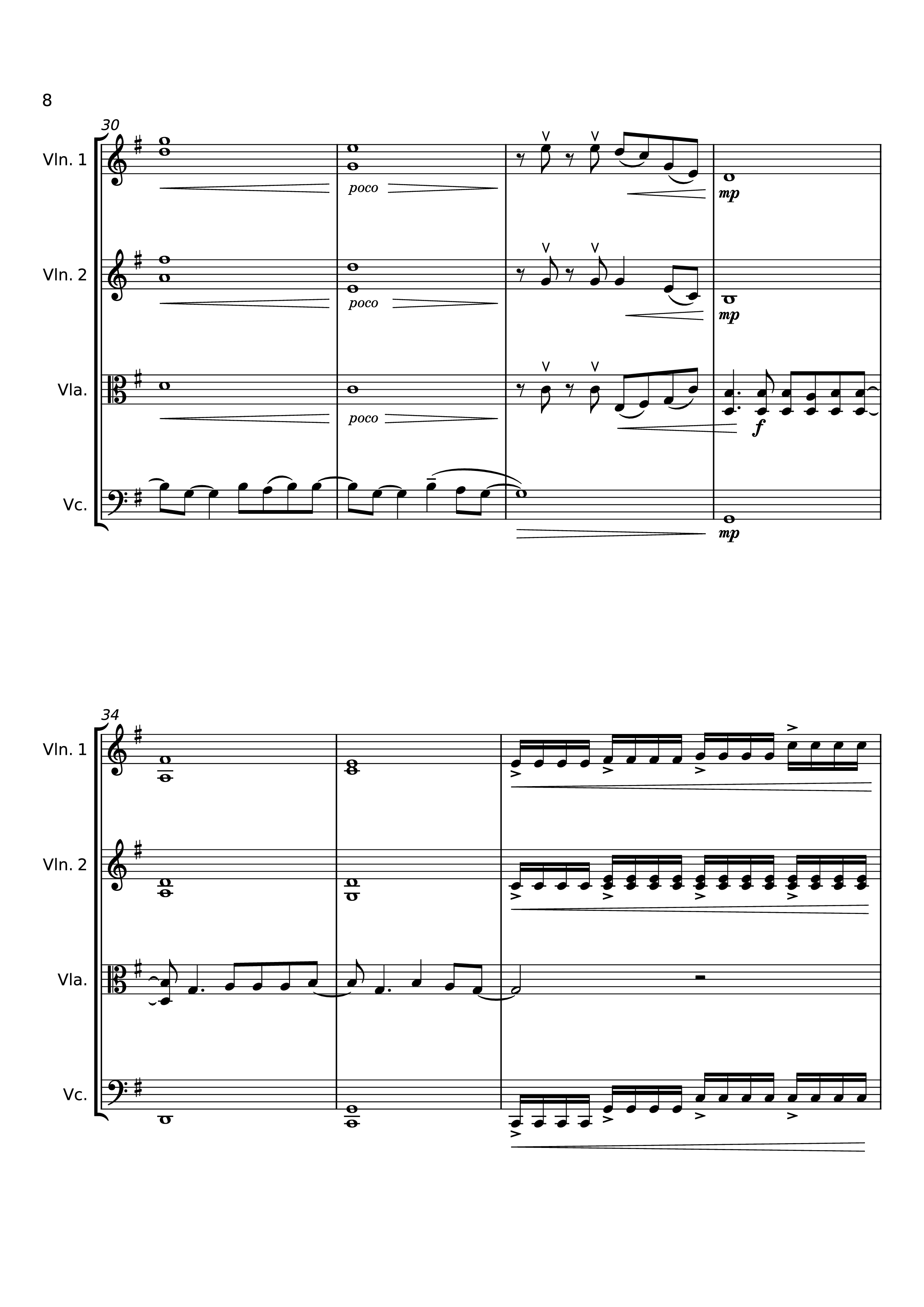 Page 8 of Sheet music PDF Dancing On My Own Violin - Svetakorol777