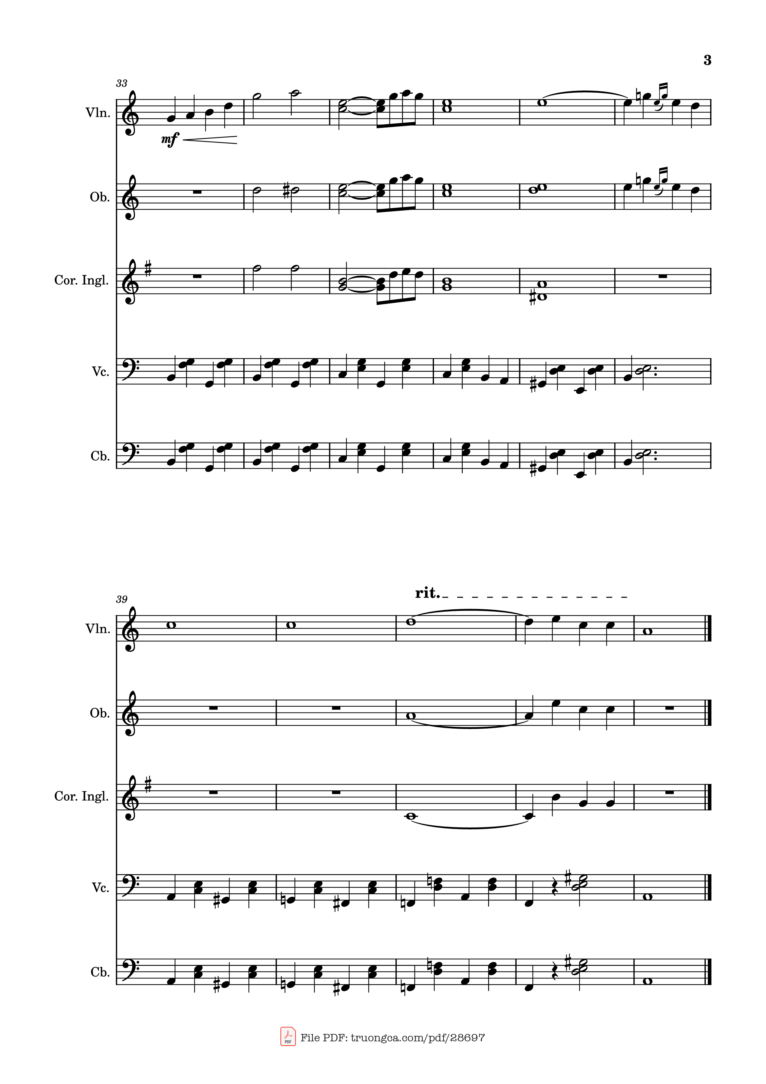 Page 3 of Sheet music PDF VIRGENES DEL SOL Violin - Santy V,                                                                                            