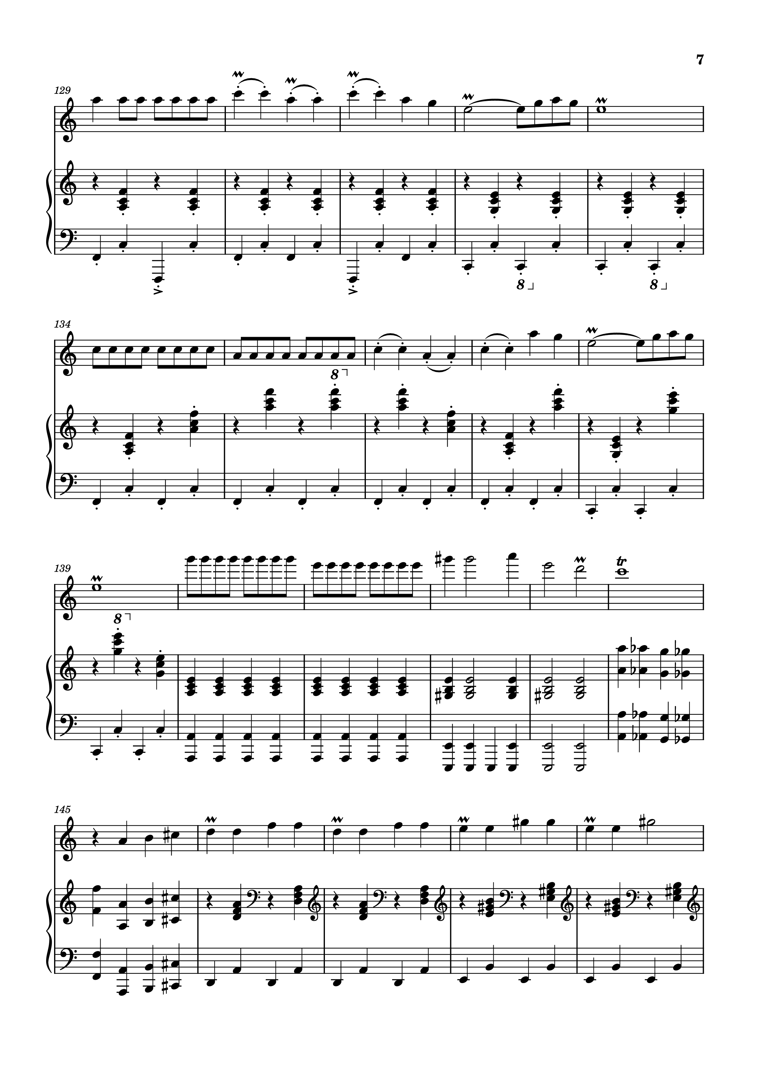 Page 7 of Sheet music PDF Piano Vírgenes del sol Piano - Compositor: Jorge Bravo de Rueda