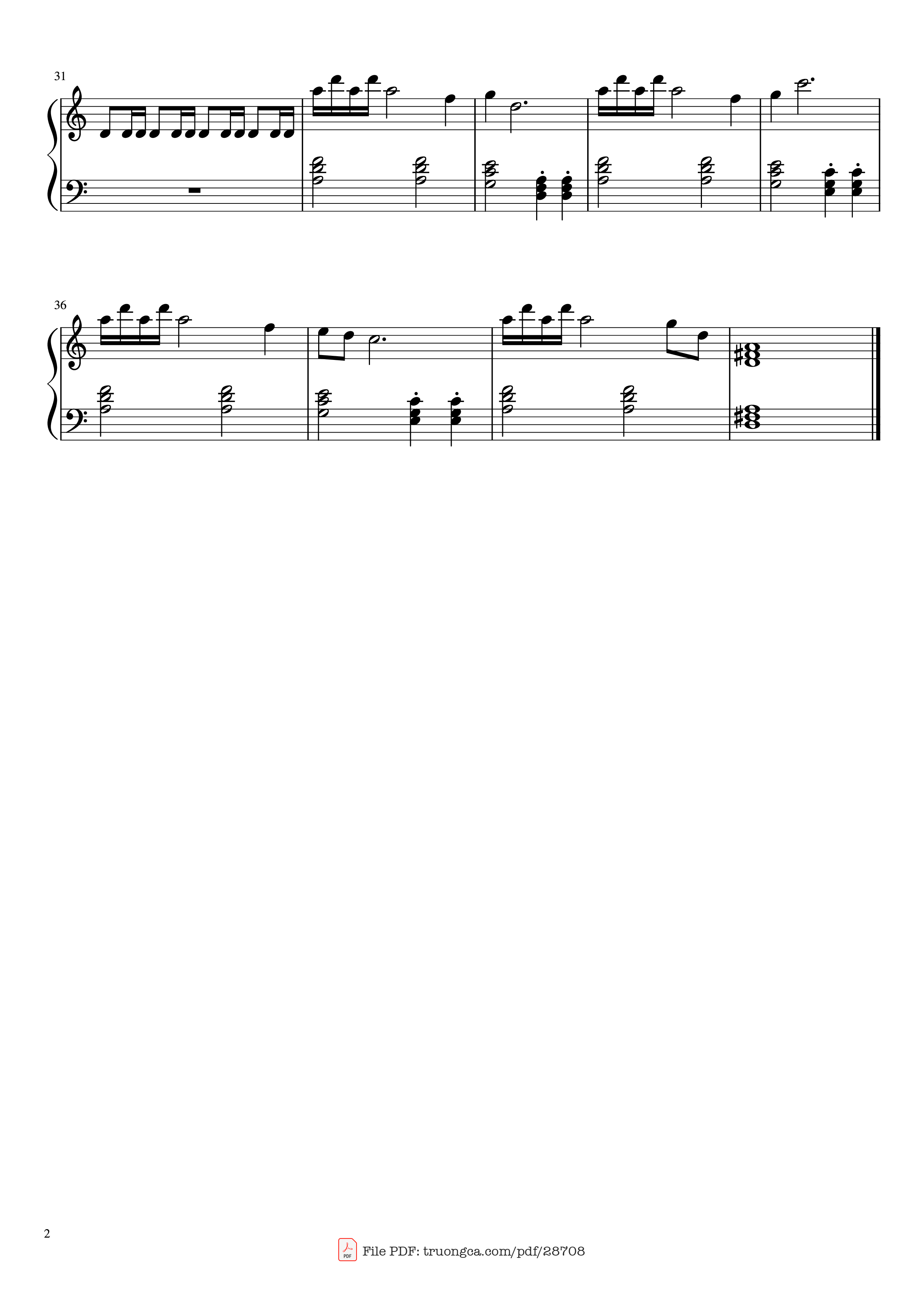 Page 2 of Sheet music PDF Piano The Good, The Bad and The Ugly Piano - Ennio Morricone