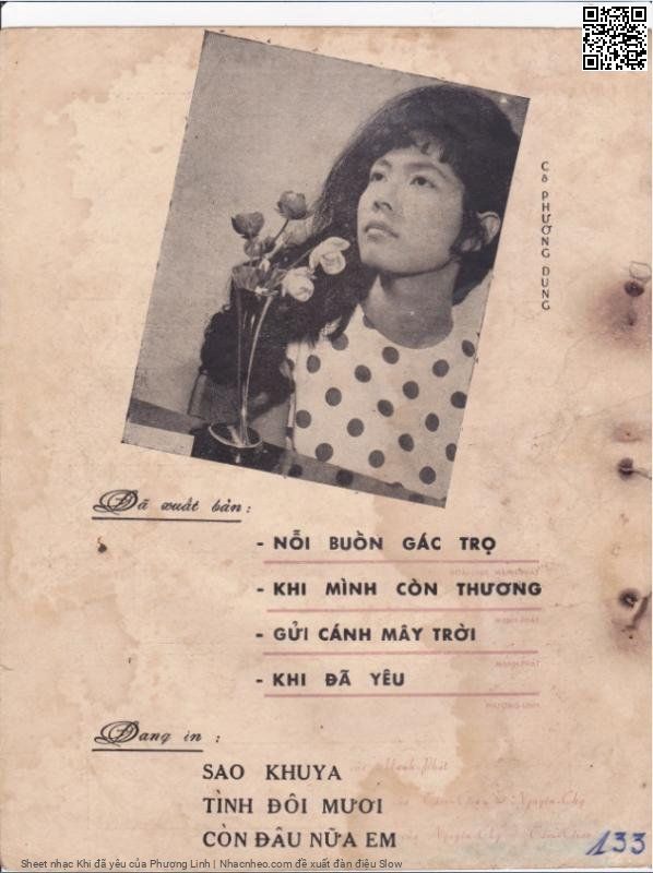 Page 4 of Sheet music PDF Khi đã yêu - Phượng Linh