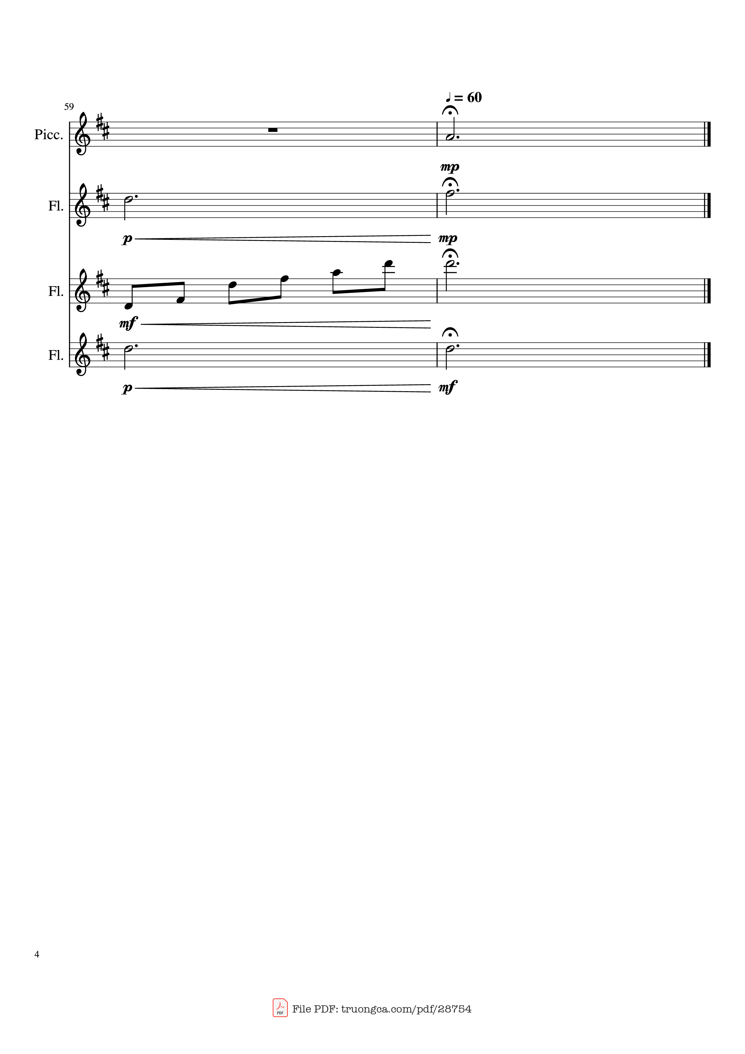 Page 4 of Sheet music PDF Piano Into the Unknown Piano - Arr. Alicia Gomez
