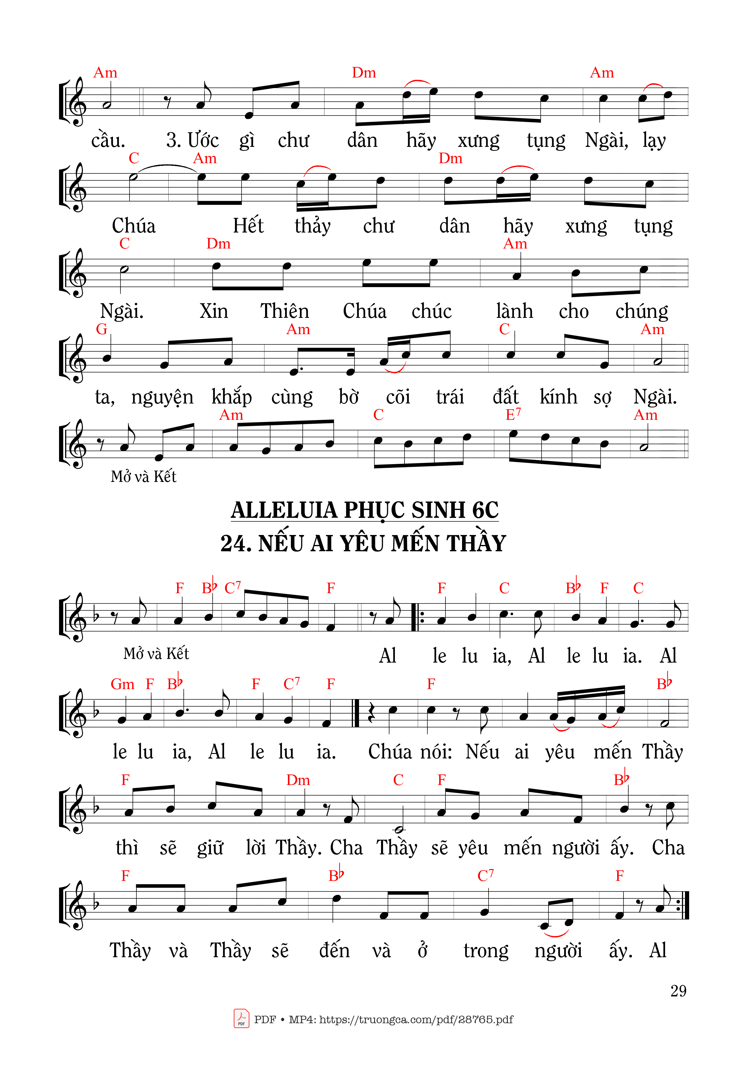 Page 2 of Sheet music PDF Thánh Vịnh 66, Ước Gì Chư Dân - Mi Trầm